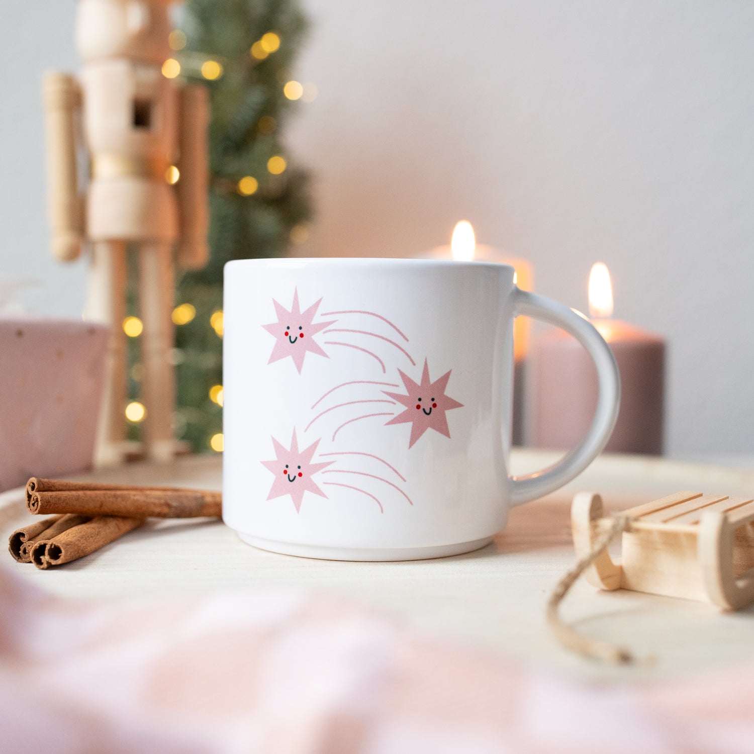 Jumbo-Tasse "Sternschnuppen"