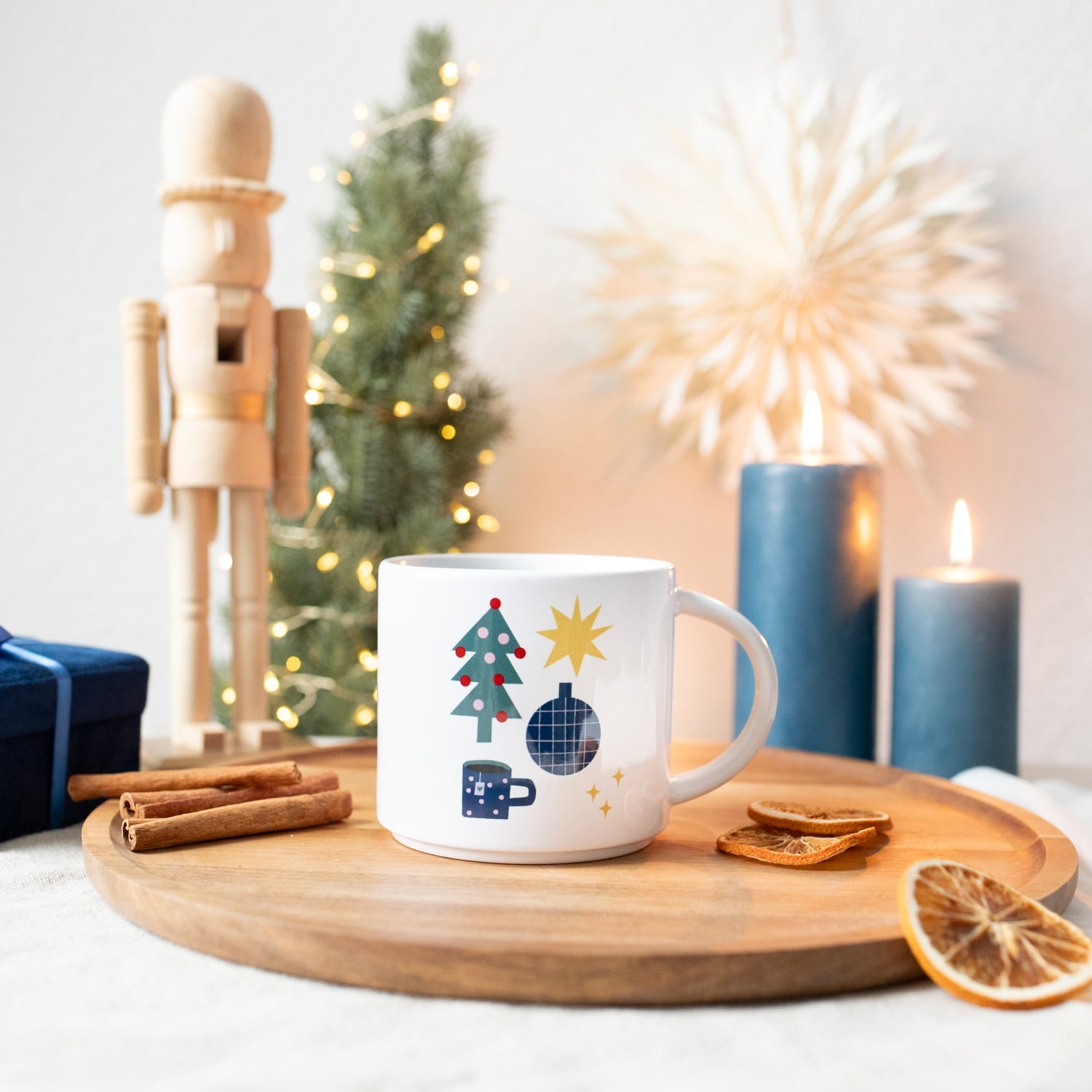 Jumbo-Tasse "Weihnachtszeit"