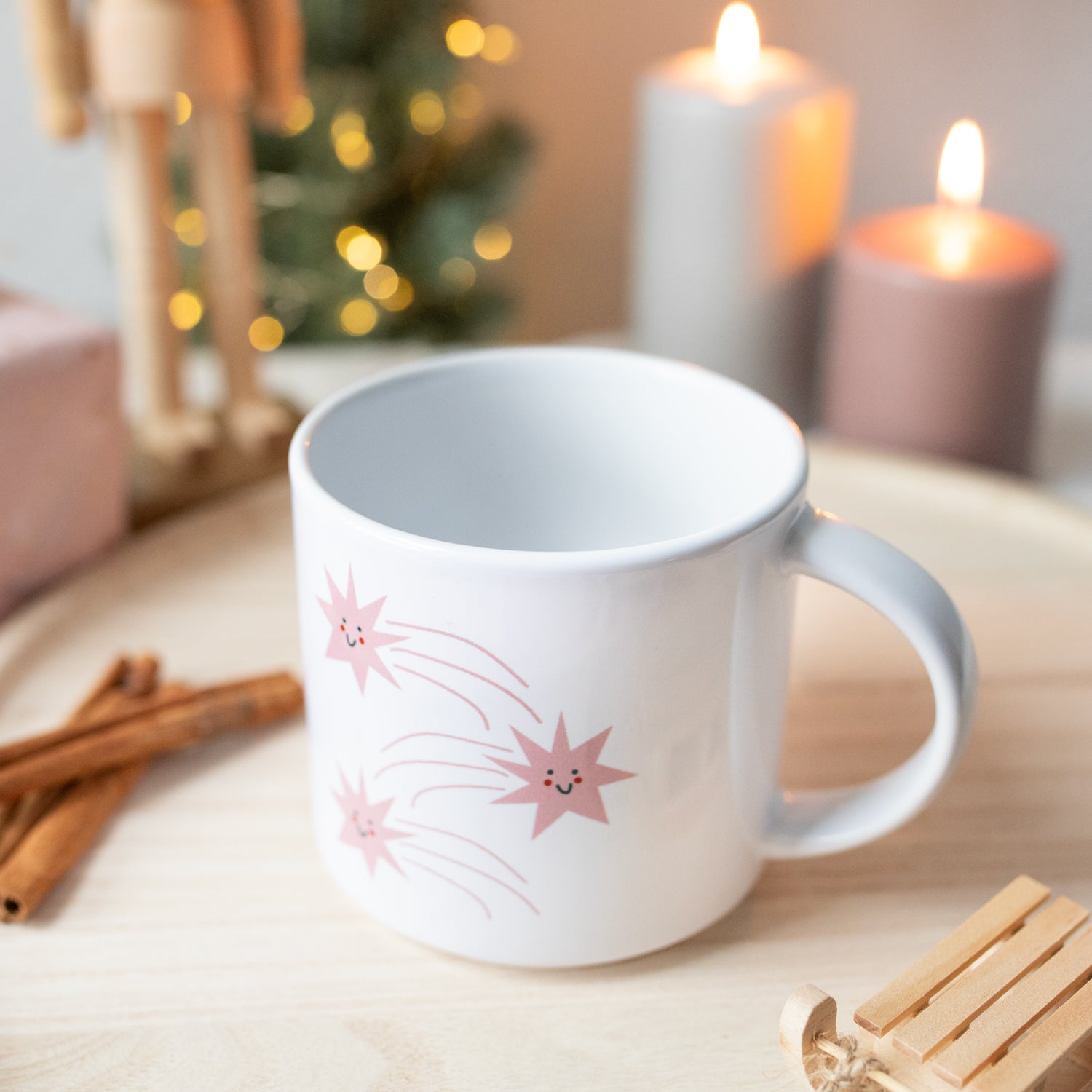 Jumbo-Tasse "Sternschnuppen"