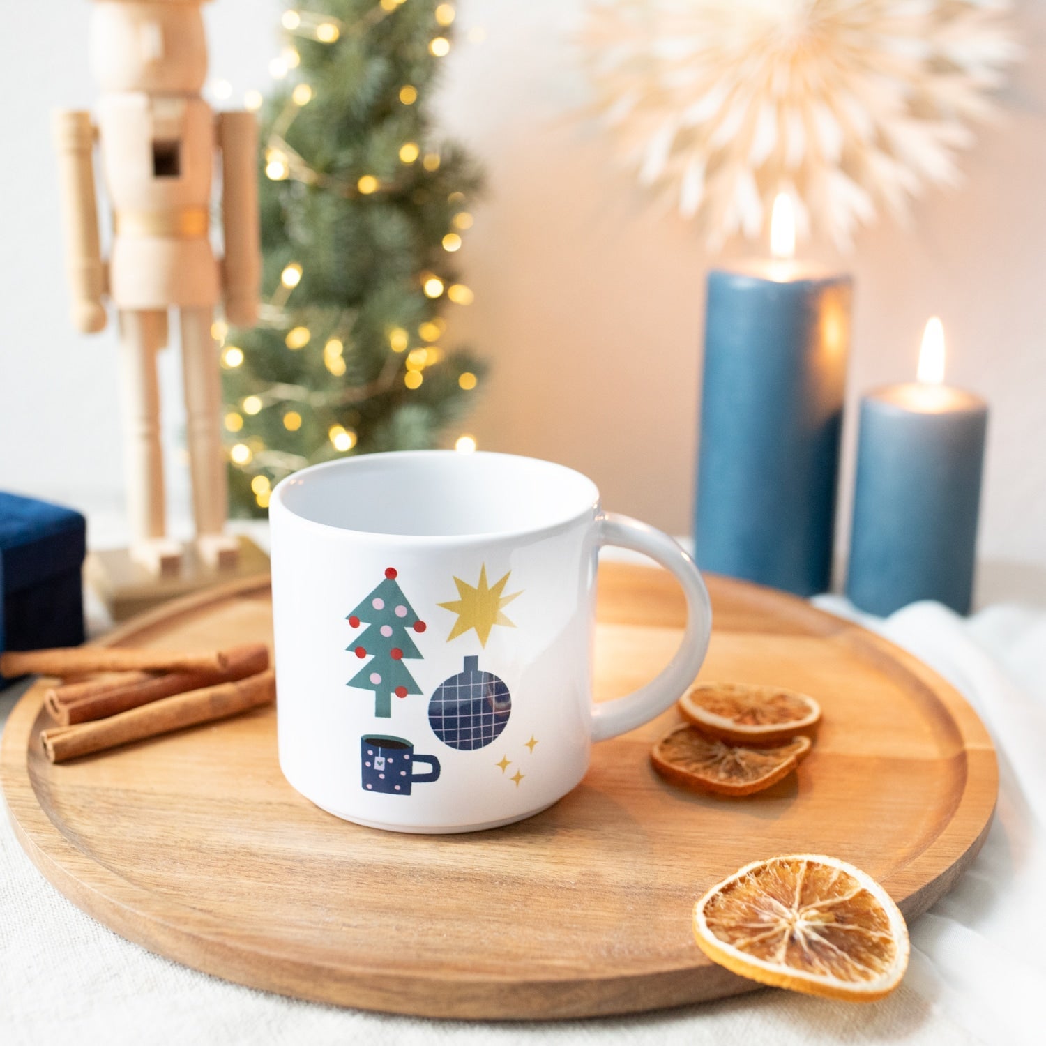 Jumbo-Tasse "Weihnachtszeit"
