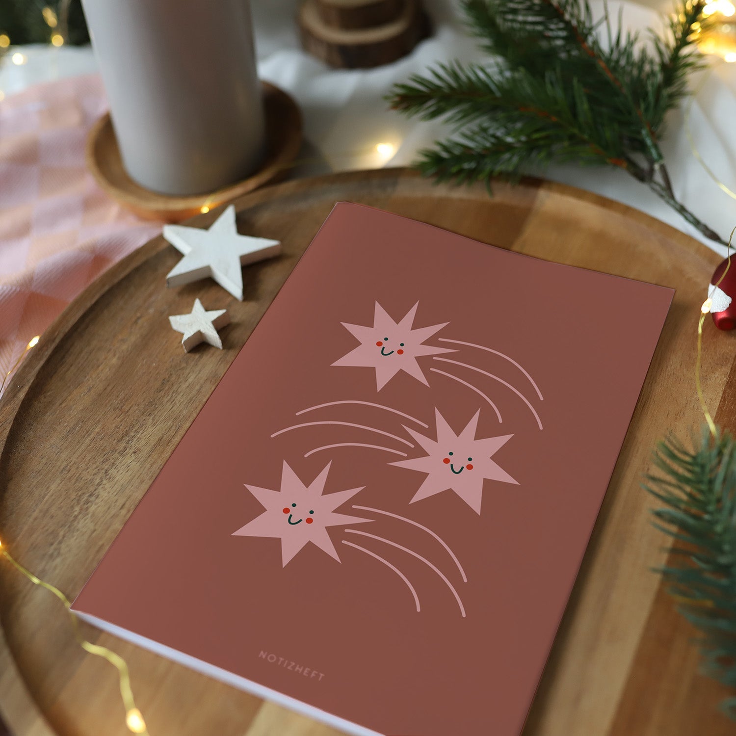 Notizheft A5 "Sternschnuppen", kariert