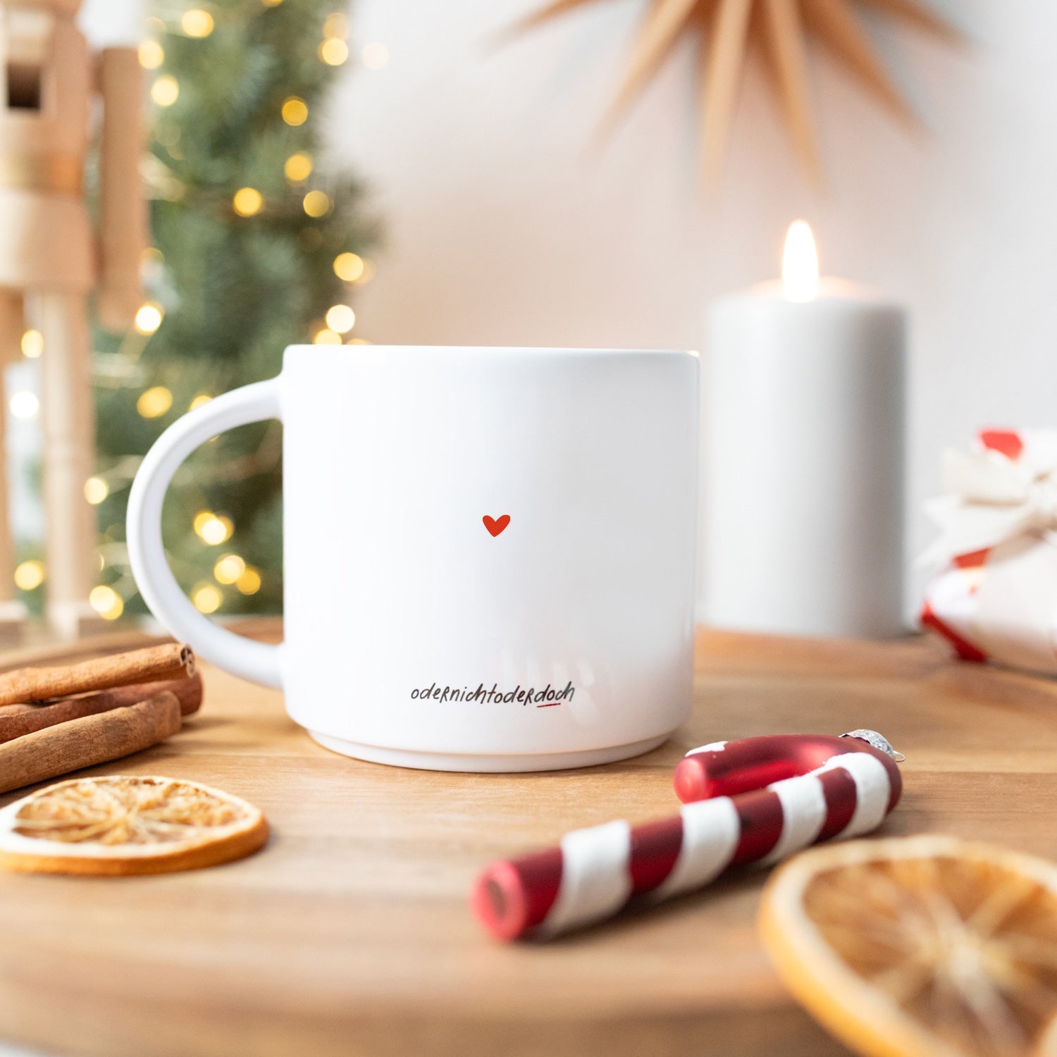 Jumbo-Tasse "Zuckerstange"