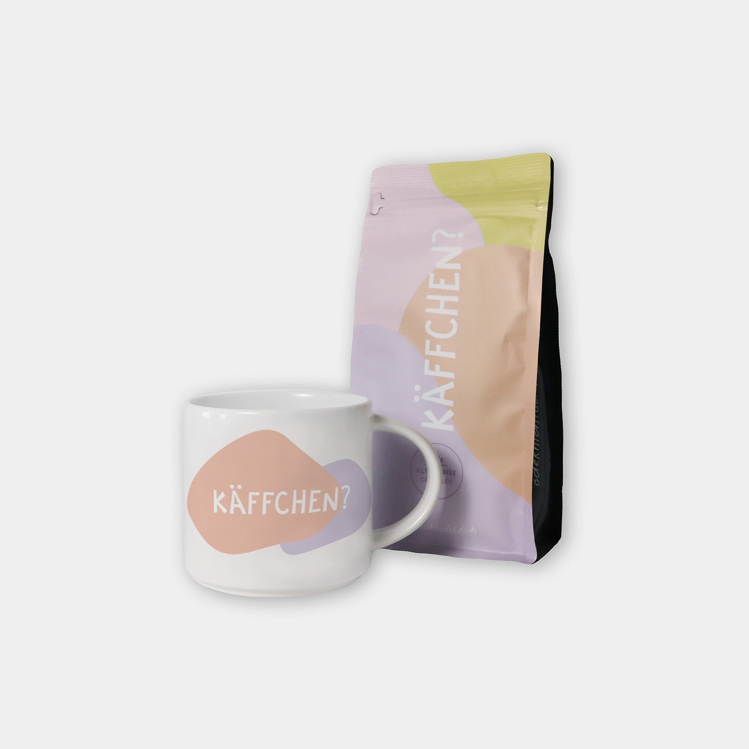 Bundle Tasse & Kaffee „Käffchen“ Gemahlen, 250g