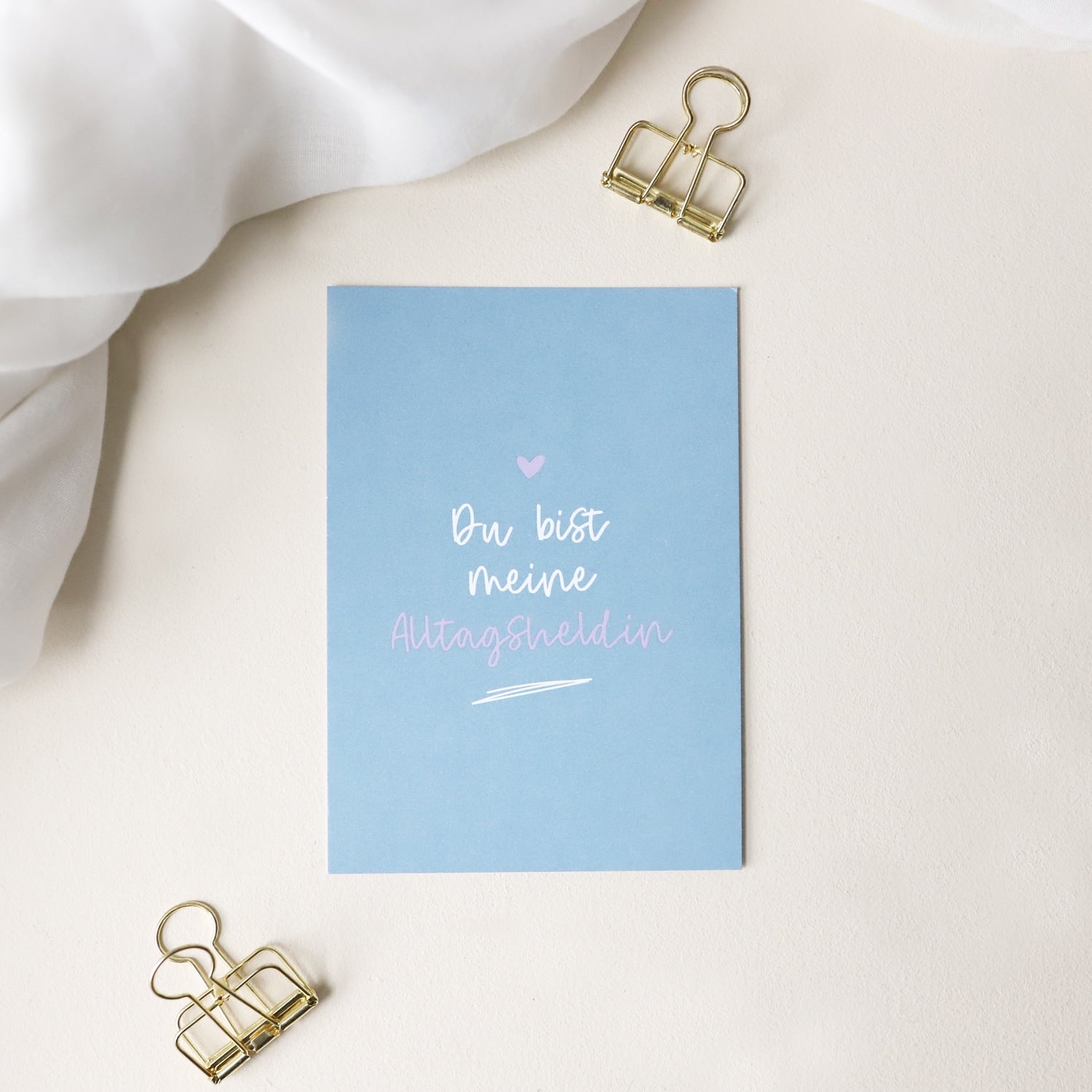 Postkarte „Alltagsheldin"