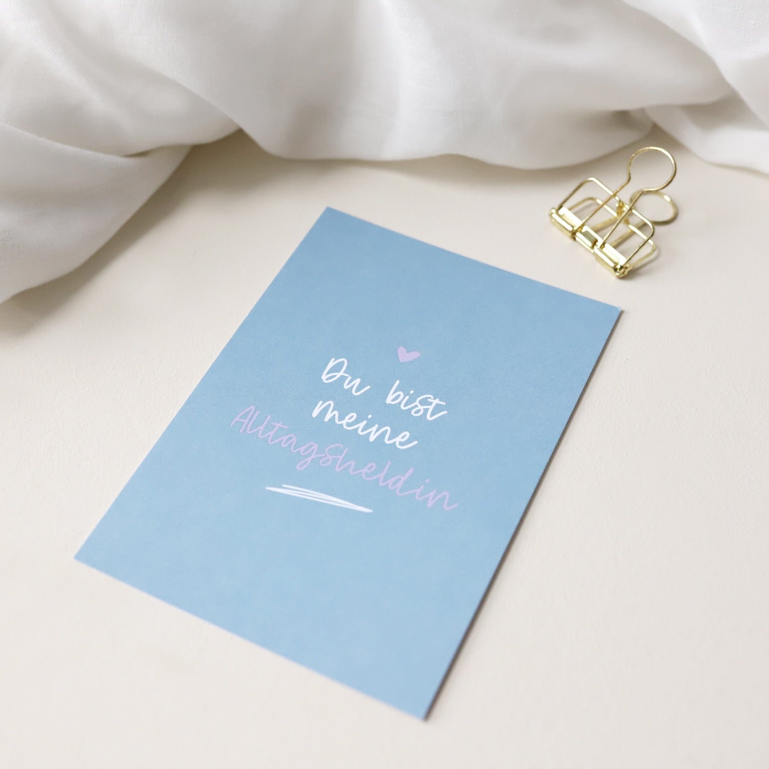 Postkarte „Alltagsheldin"