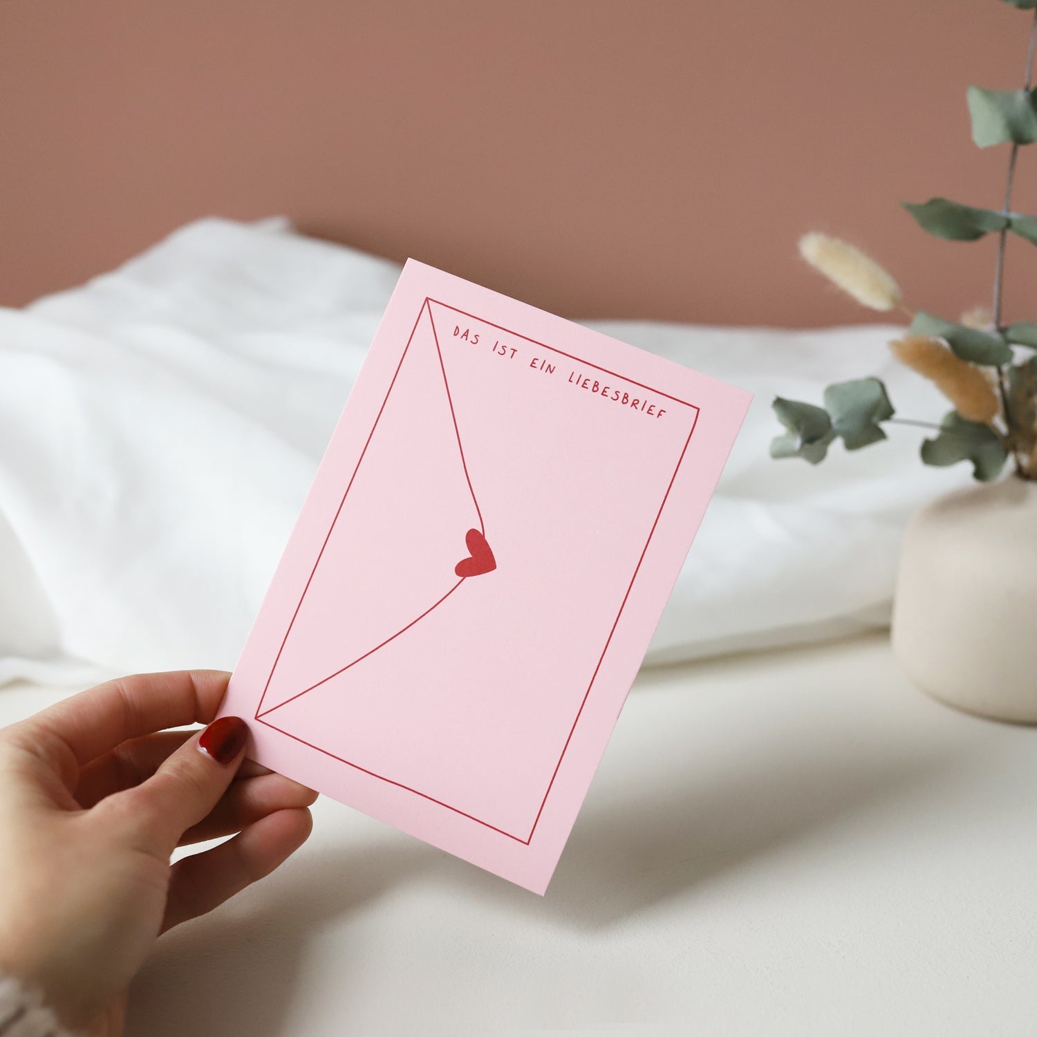 Postkarte „Liebesbrief“