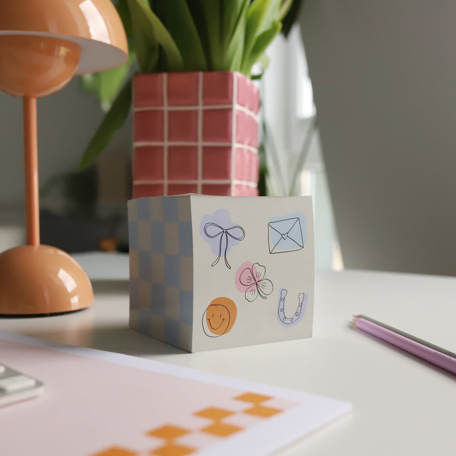 Zettelblock „Glück“