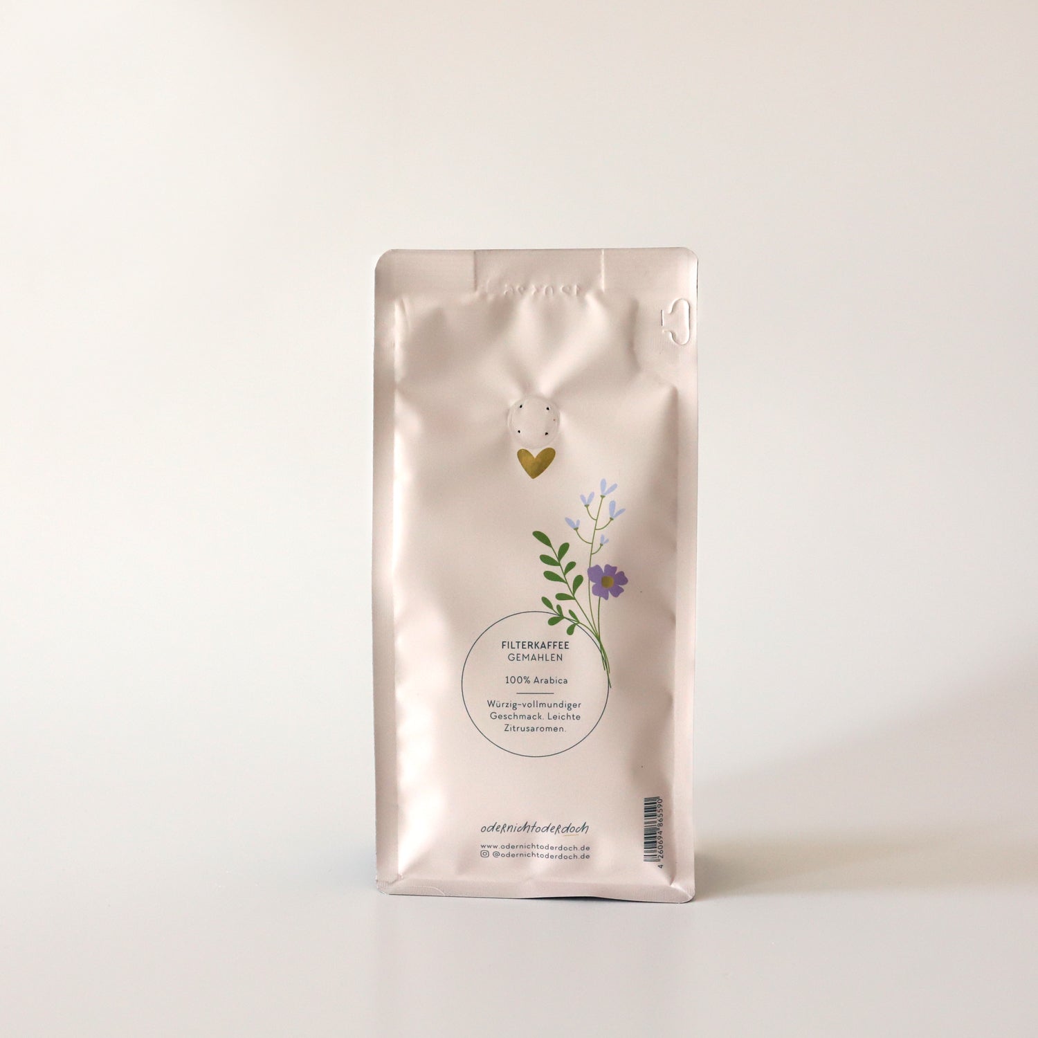 Bundle Tasse & Kaffee „Blumen“, gemahlen, 250g