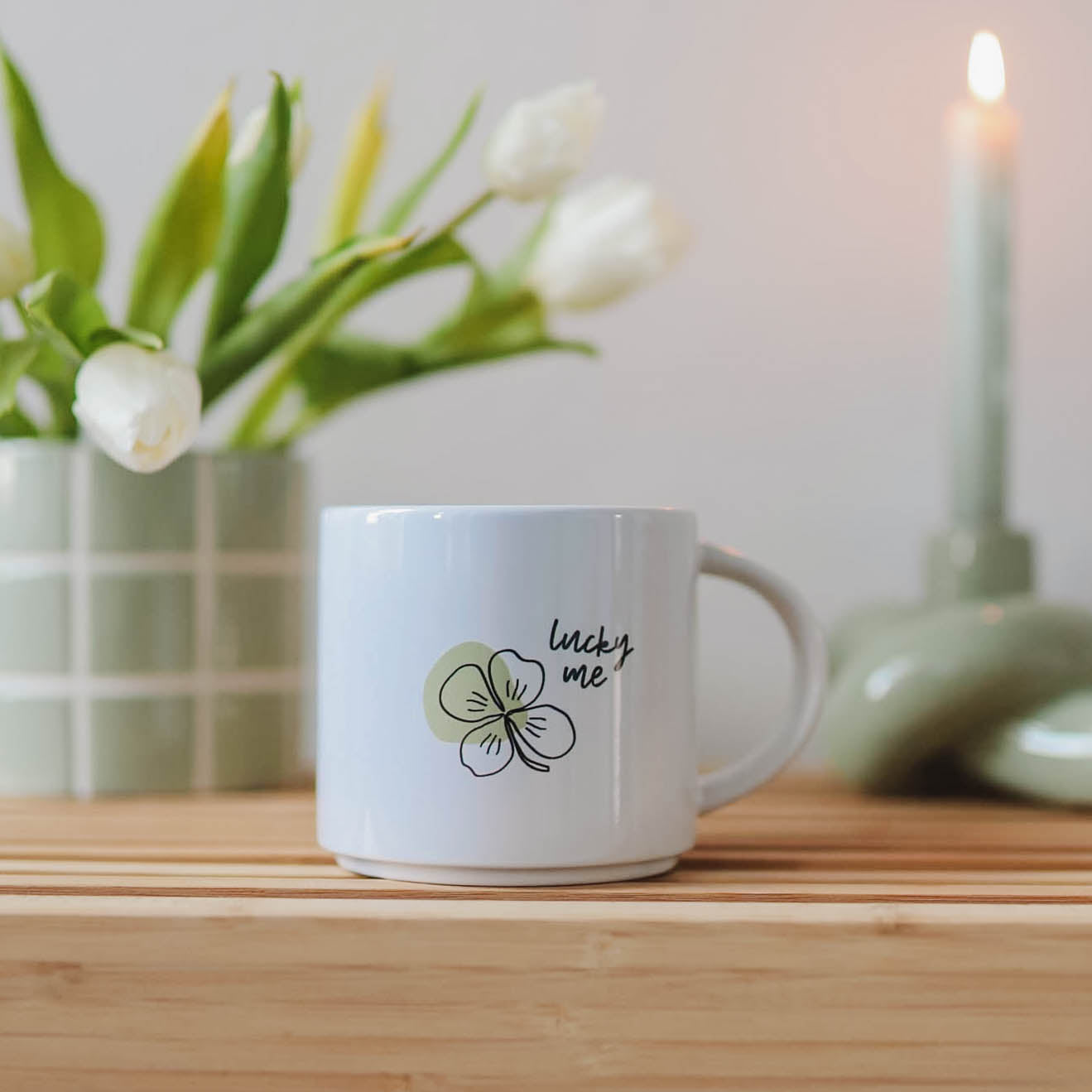 Jumbo-Tasse „Kleeblatt“