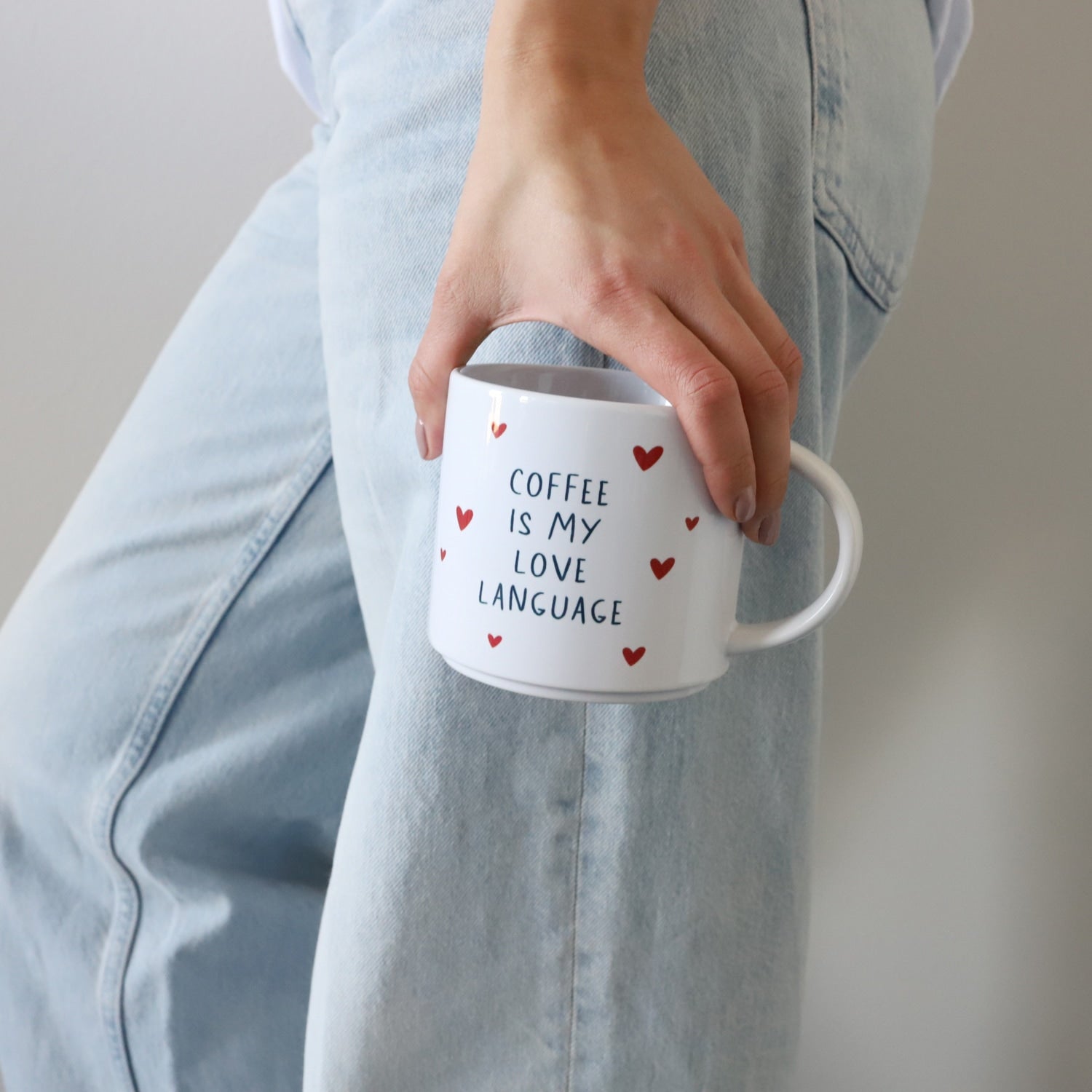 Jumbo-Tasse „Love Language"