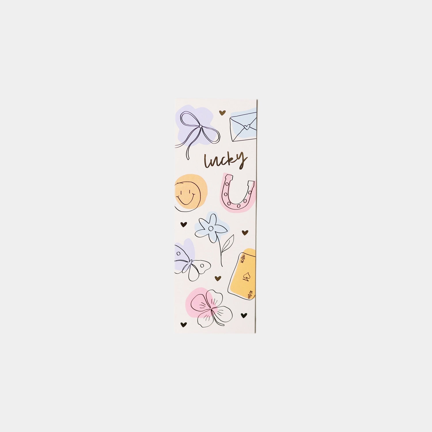 Lesezeichen „Lucky“ mit Gold