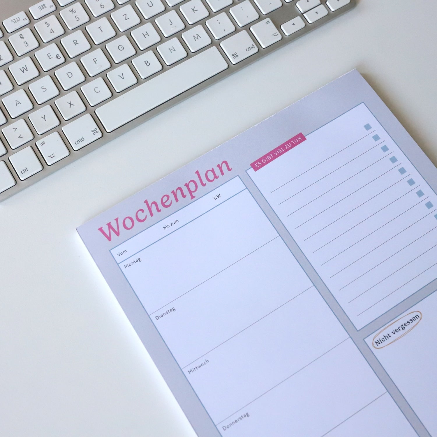 Notizblock A4 „Wochenplan“