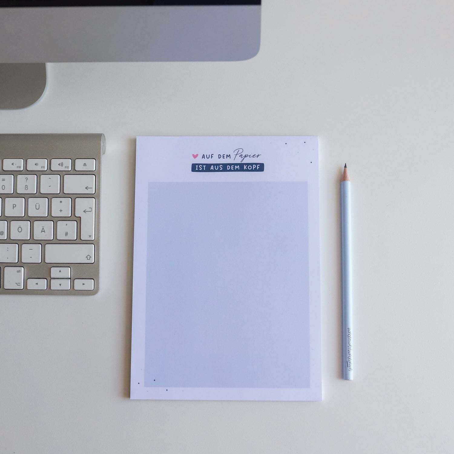 Notizblock A5 „Auf dem Papier"