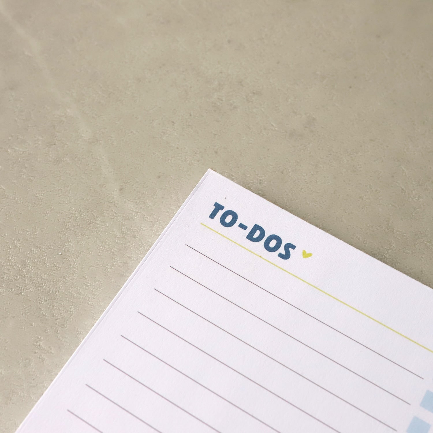 Notizblock DIN lang „To dos", Wolkendesign