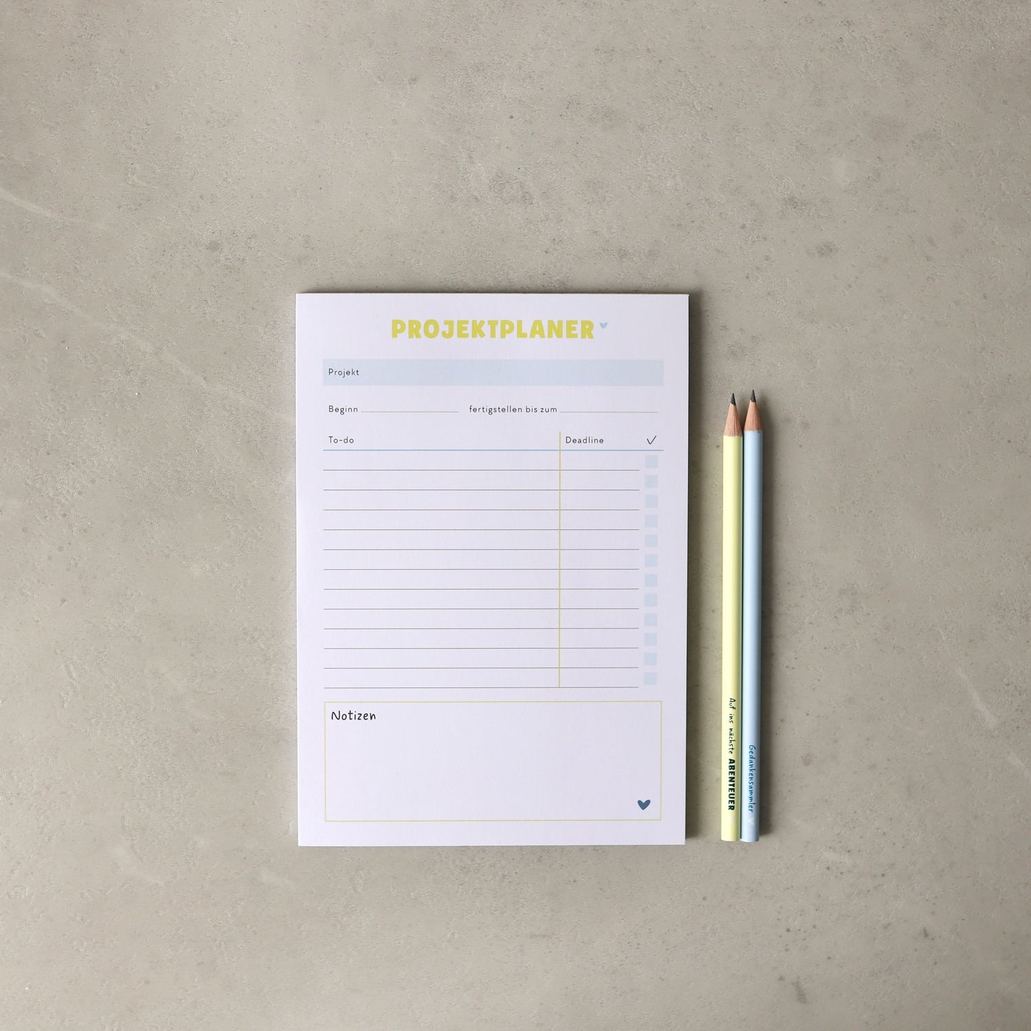 Notizblock A5 „Projektplaner"