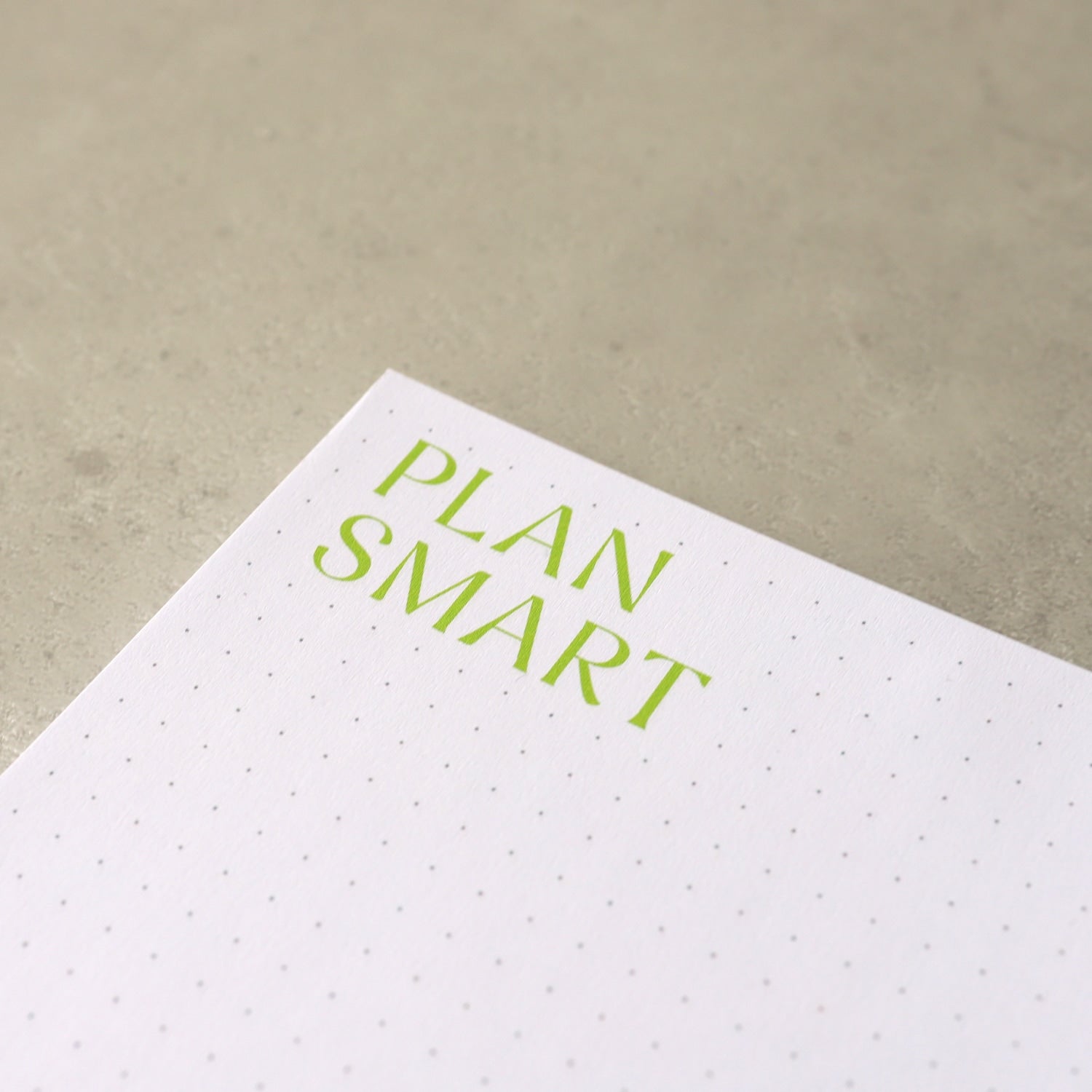 Notizblock DIN lang „Plan smart"
