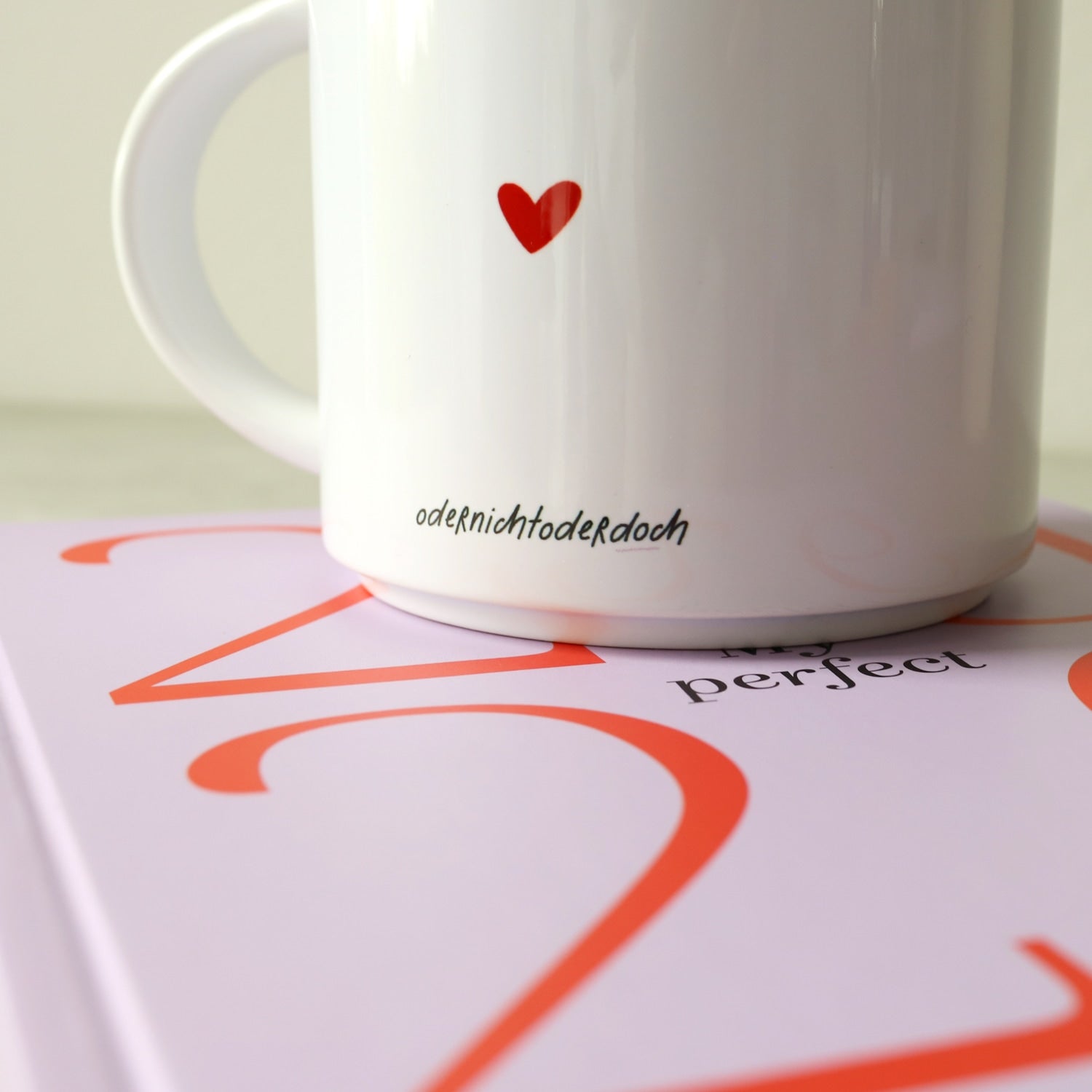 Jumbo-Tasse „Oh Happy Day“