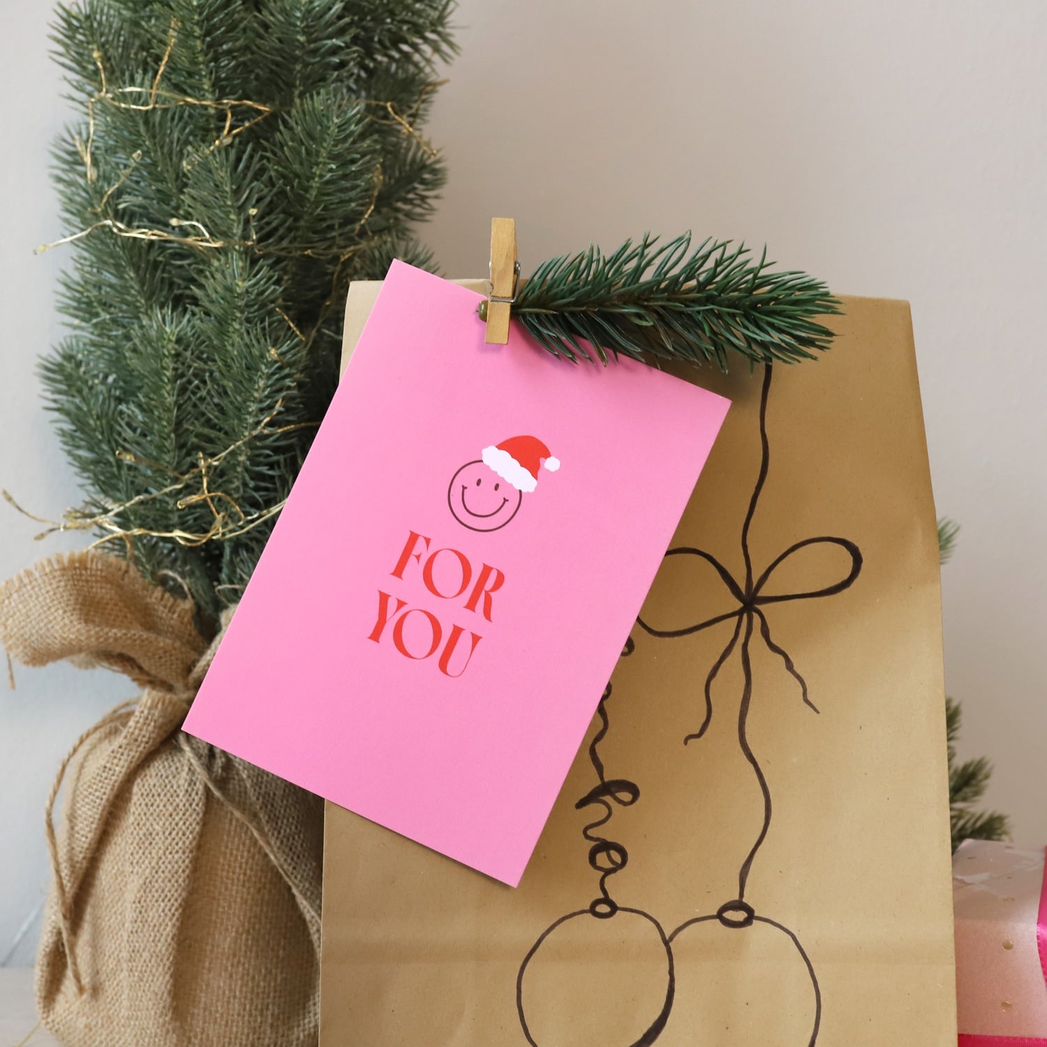 Postkarte „Smiley"