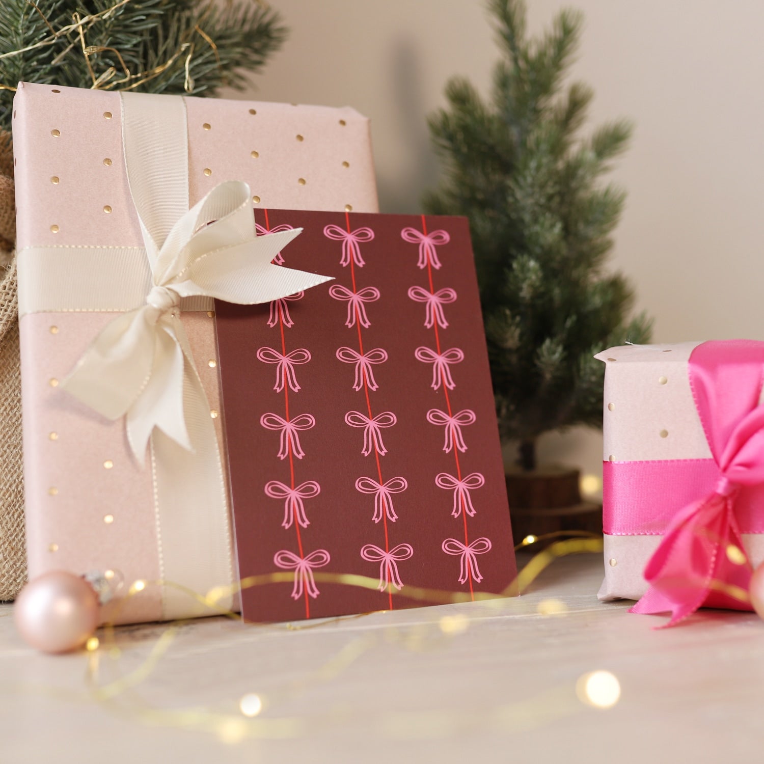 Postkarte „Schleifen"