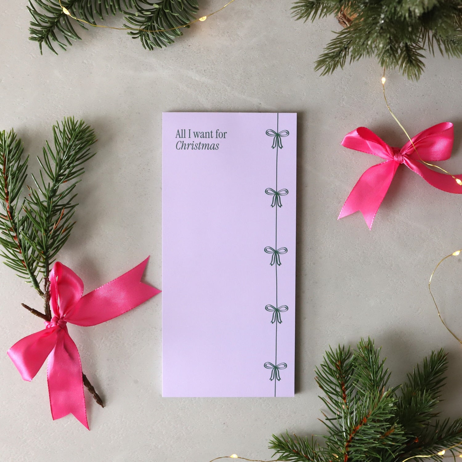 Notizblock DIN lang „All I want“