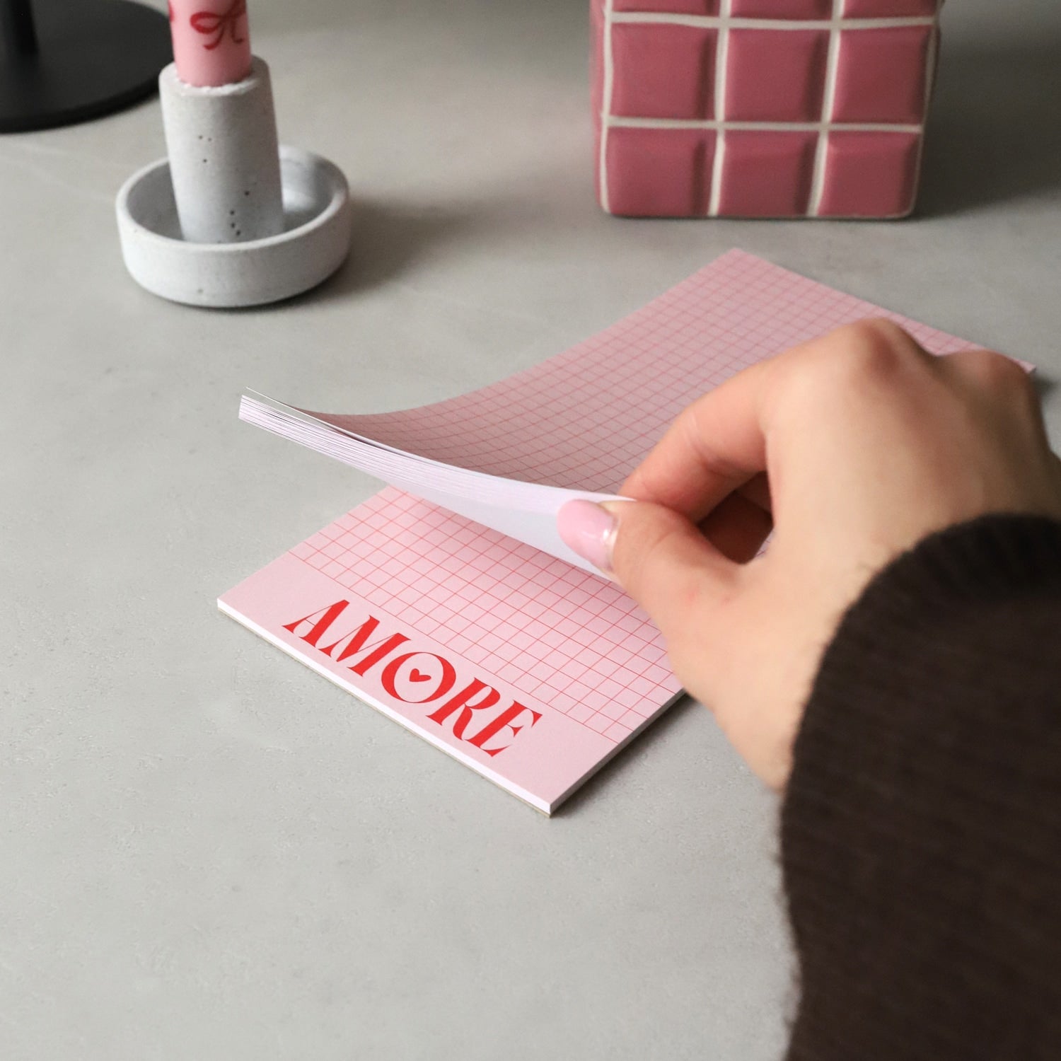 Notizblock DIN lang „Amore“