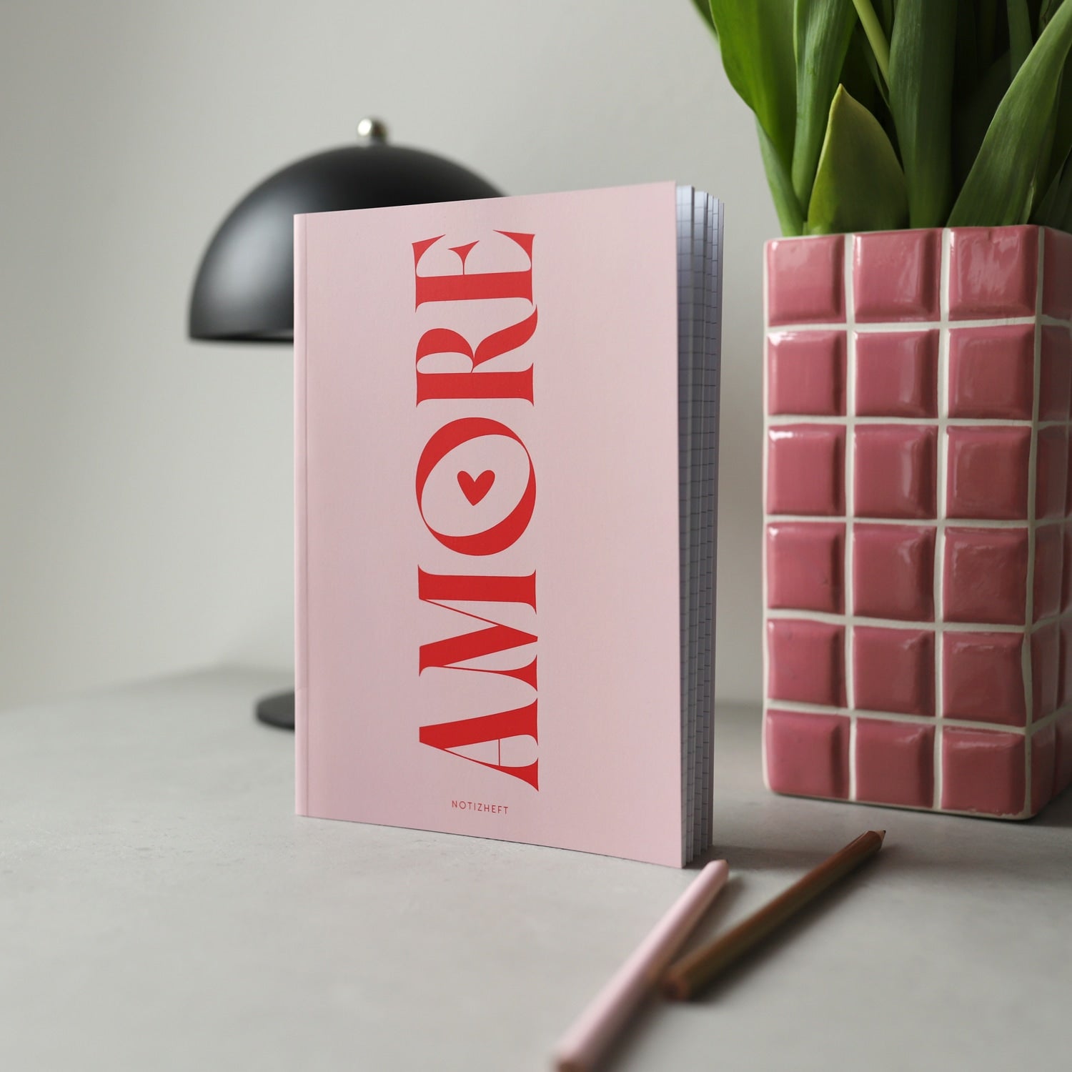 Notizheft A5 „Amore", kariert