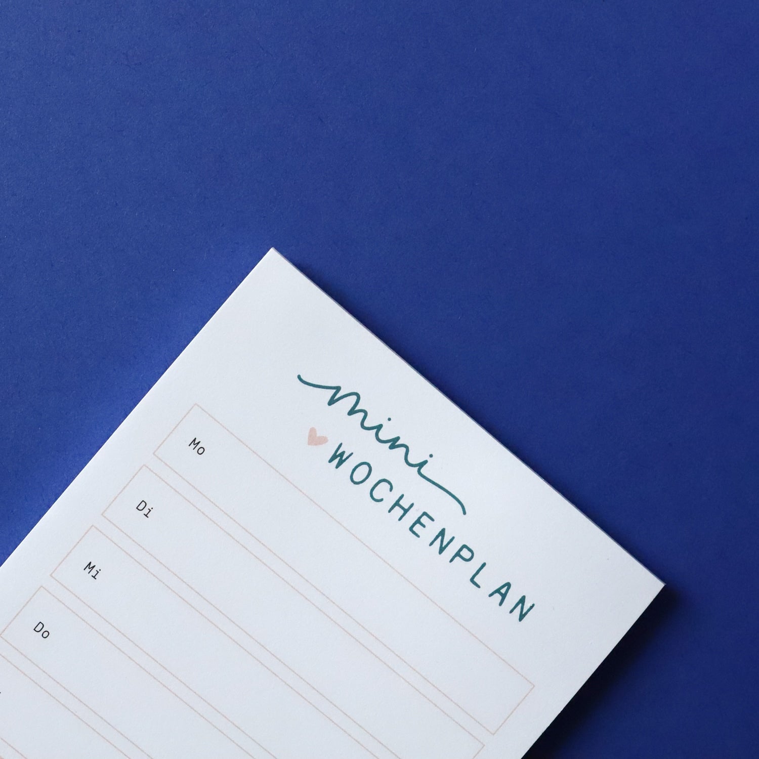 Notizblock A6 „Mini Wochenplan"