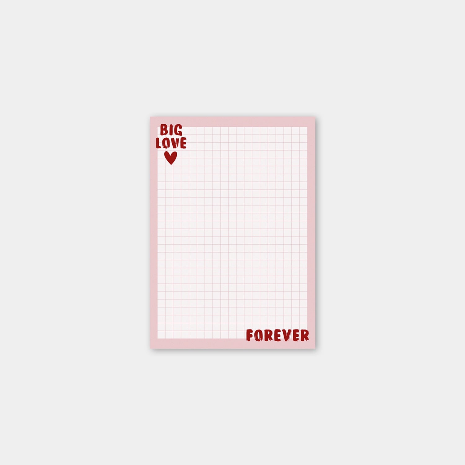 Notizblock A6 „Big Love“