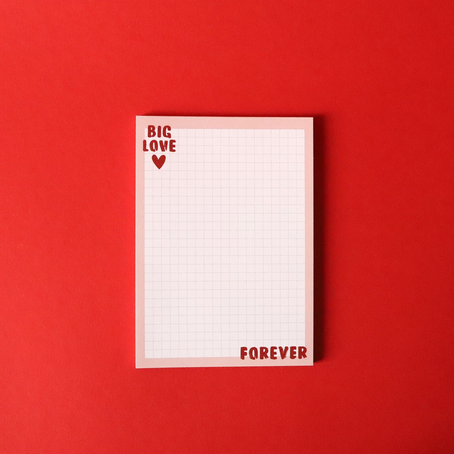 Notizblock A6 „Big Love“