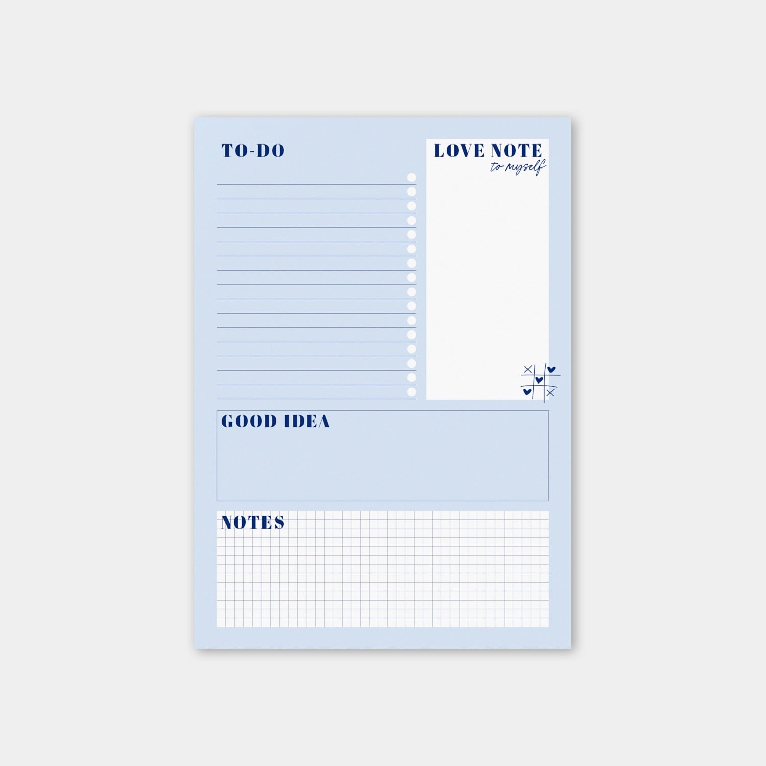 Notizblock A4 „Love Note“