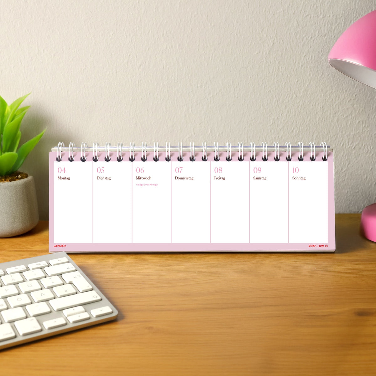 Tischkalender 2027 „Hallo neues Jahr“