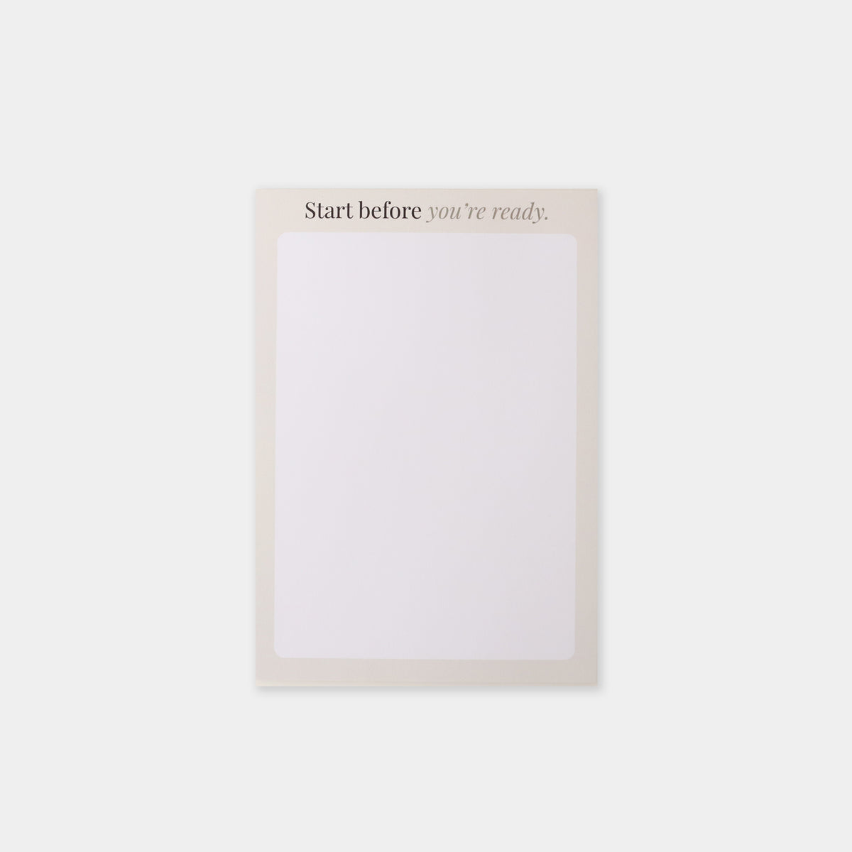 Notizblock A5 „Start“