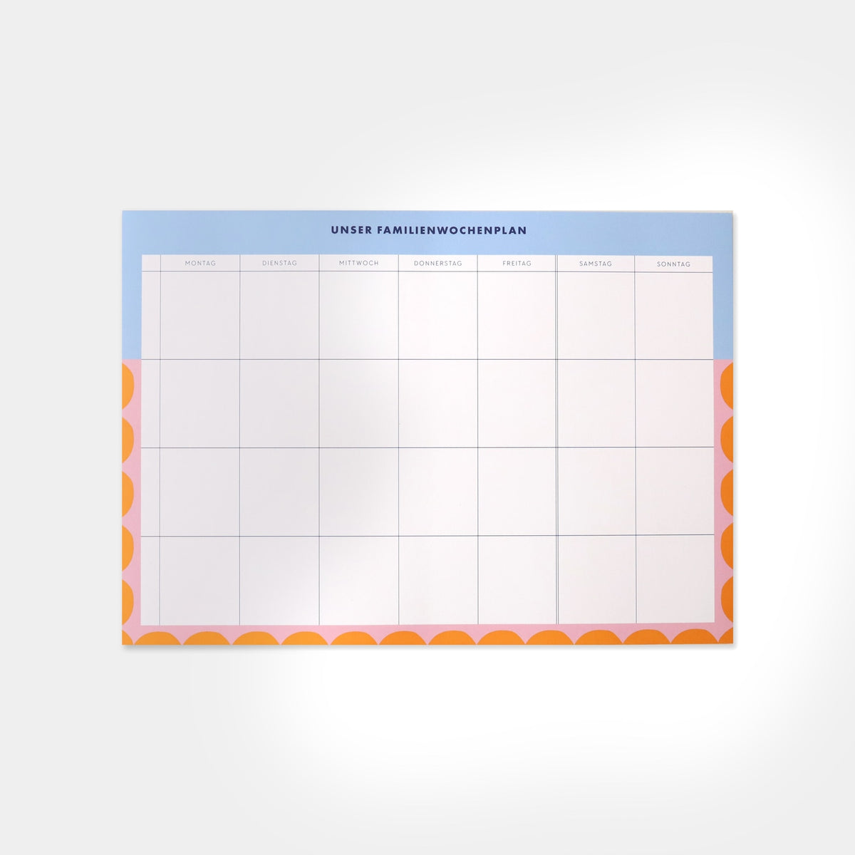 Notizblock A4 "Familienwochenplan"