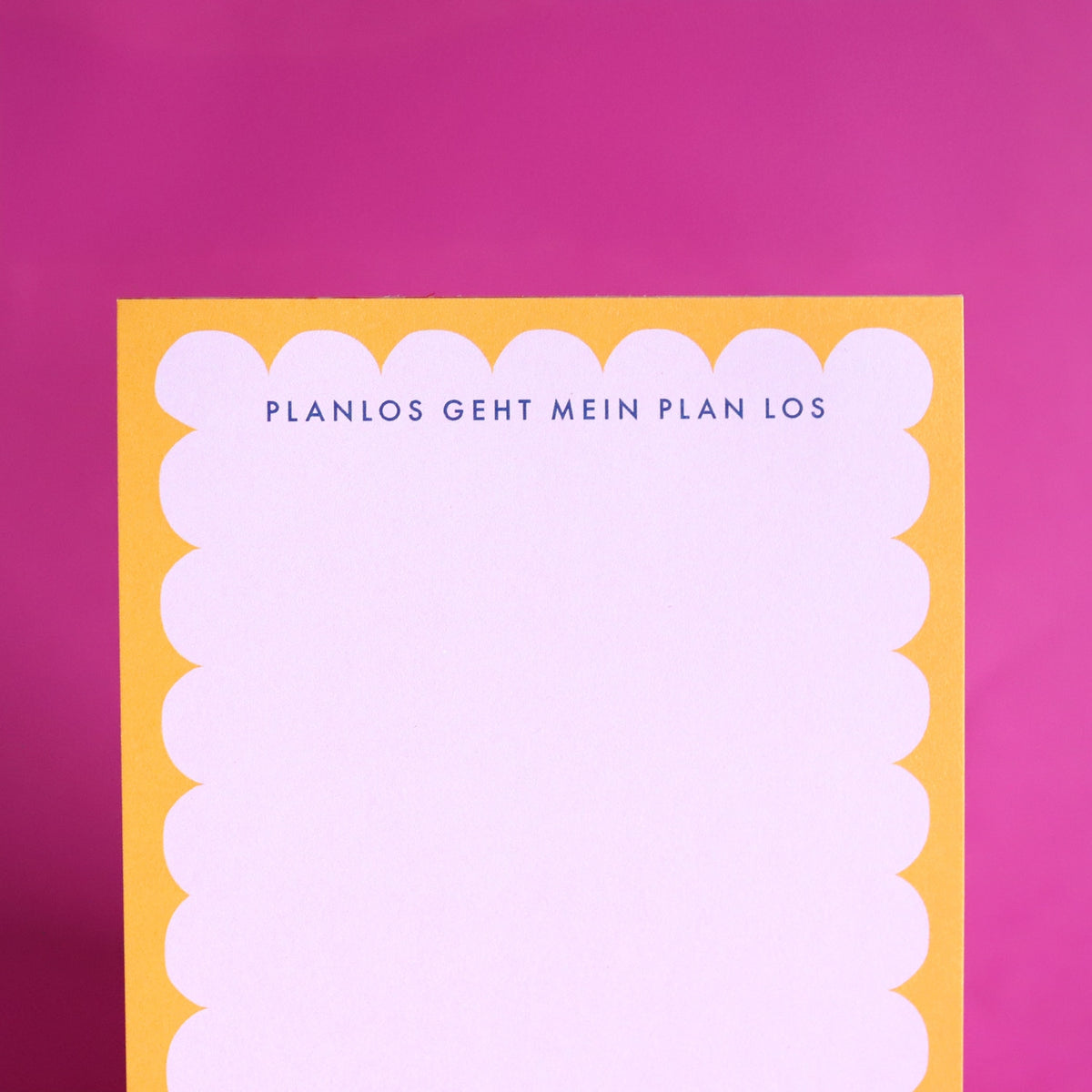 Notizblock A6 "Plan"