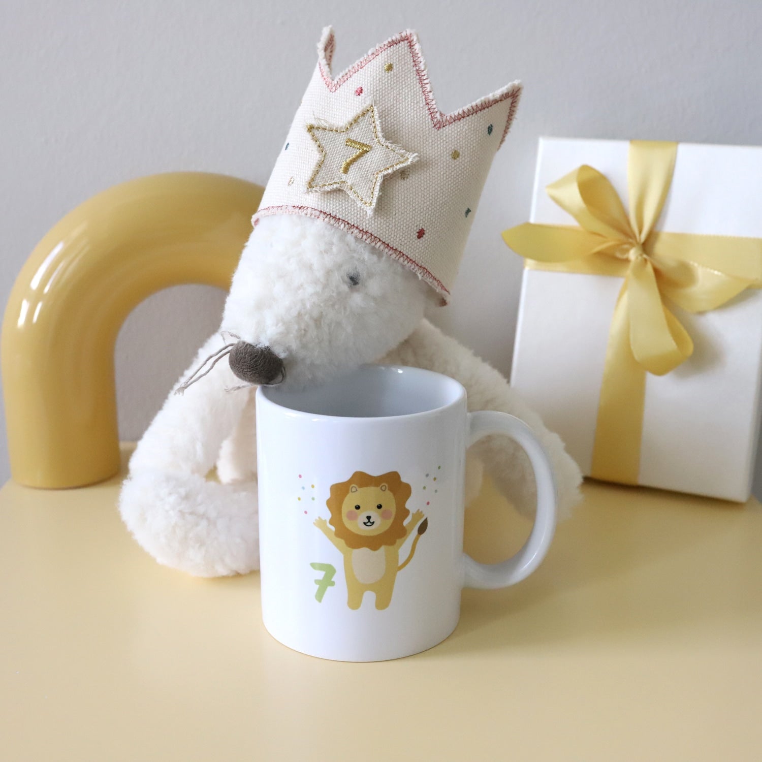 Tasse „Siebter Geburtstag"
