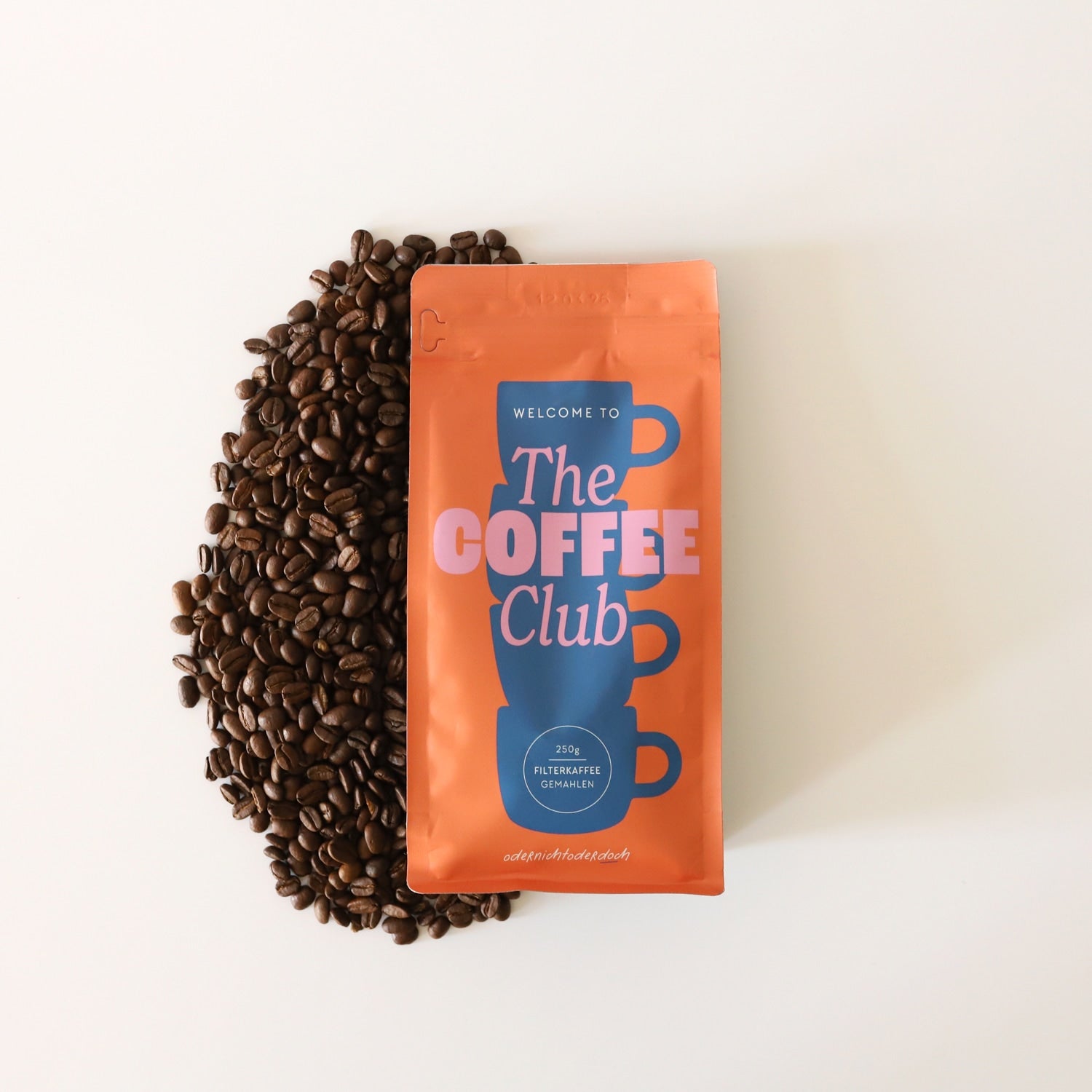 Kaffee „The Coffee Club", orange, gemahlen, 250g