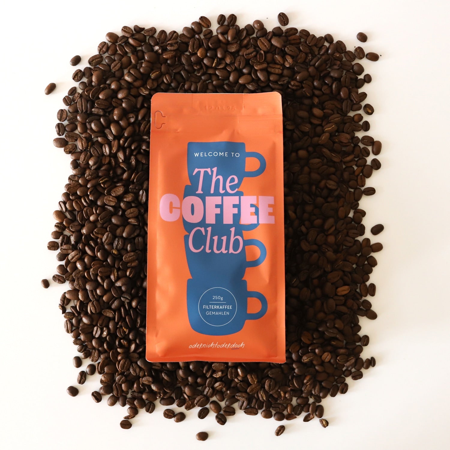 Kaffee „The Coffee Club", orange, gemahlen, 250g