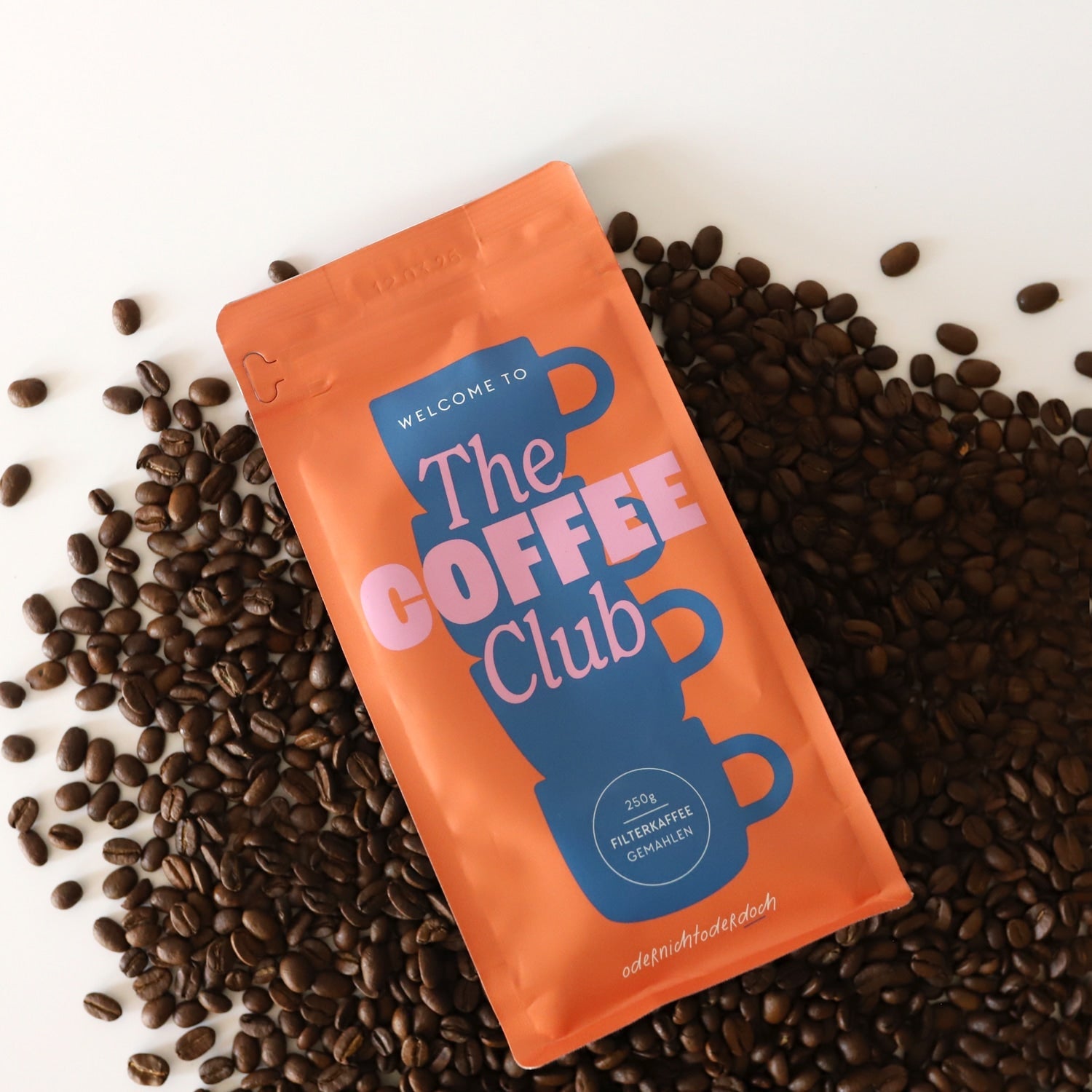 Kaffee „The Coffee Club", orange, gemahlen, 250g