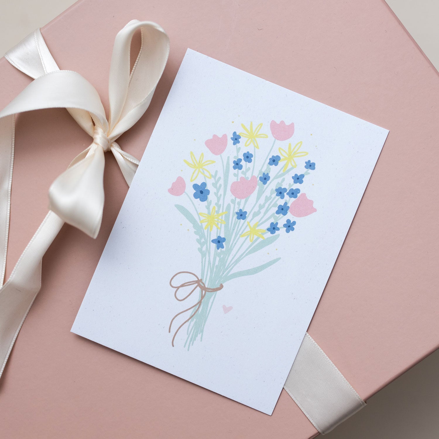 Postkarte „Flowers for you“