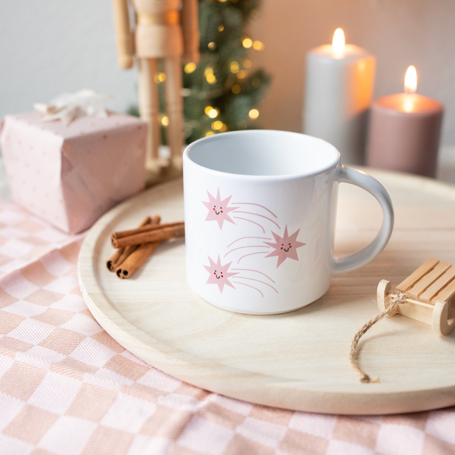 Jumbo-Tasse "Sternschnuppen"