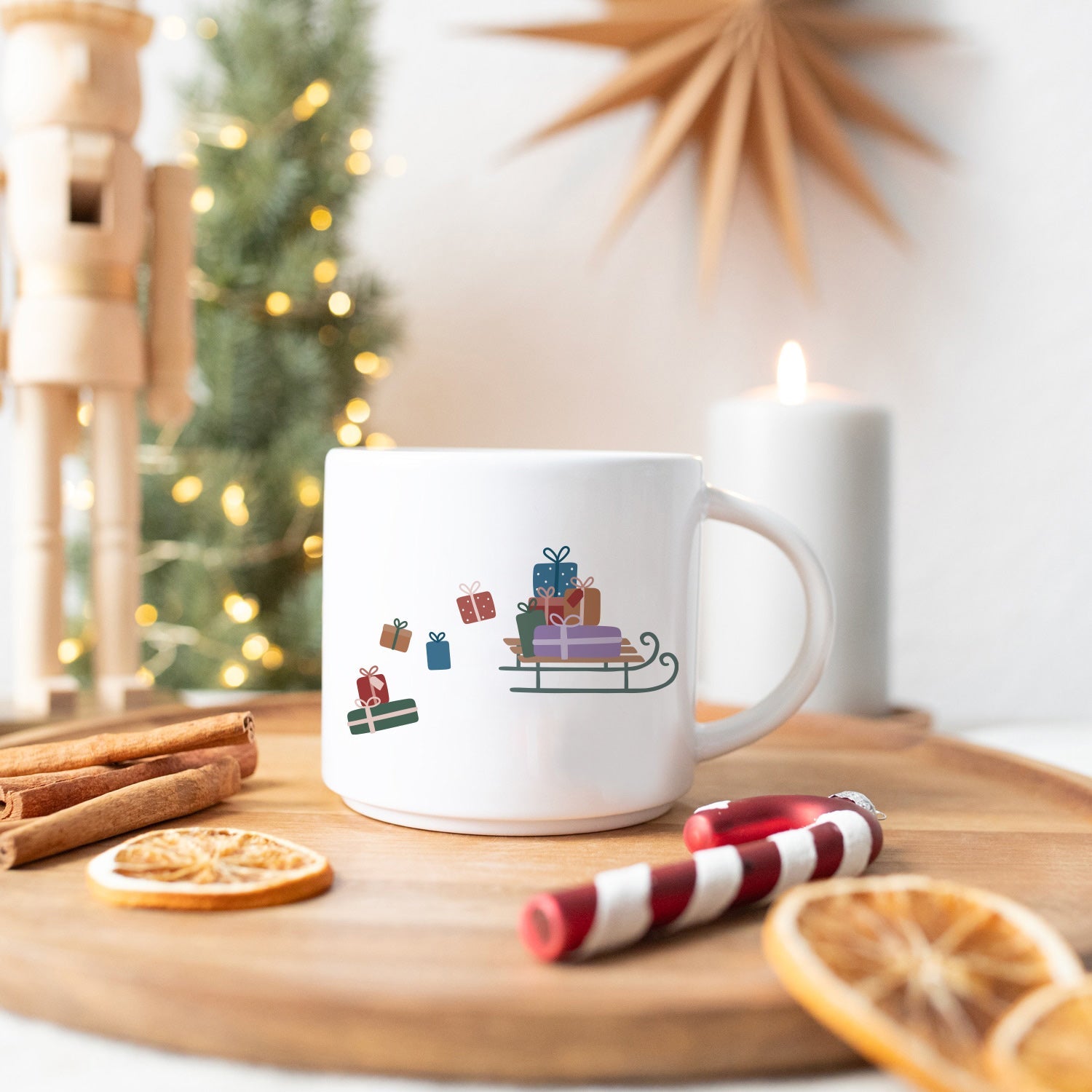 Jumbo-Tasse "Schlitten"