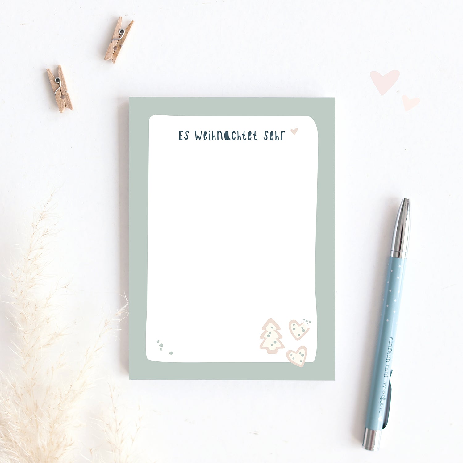 Notizblock A6 „Es weihnachtet sehr"