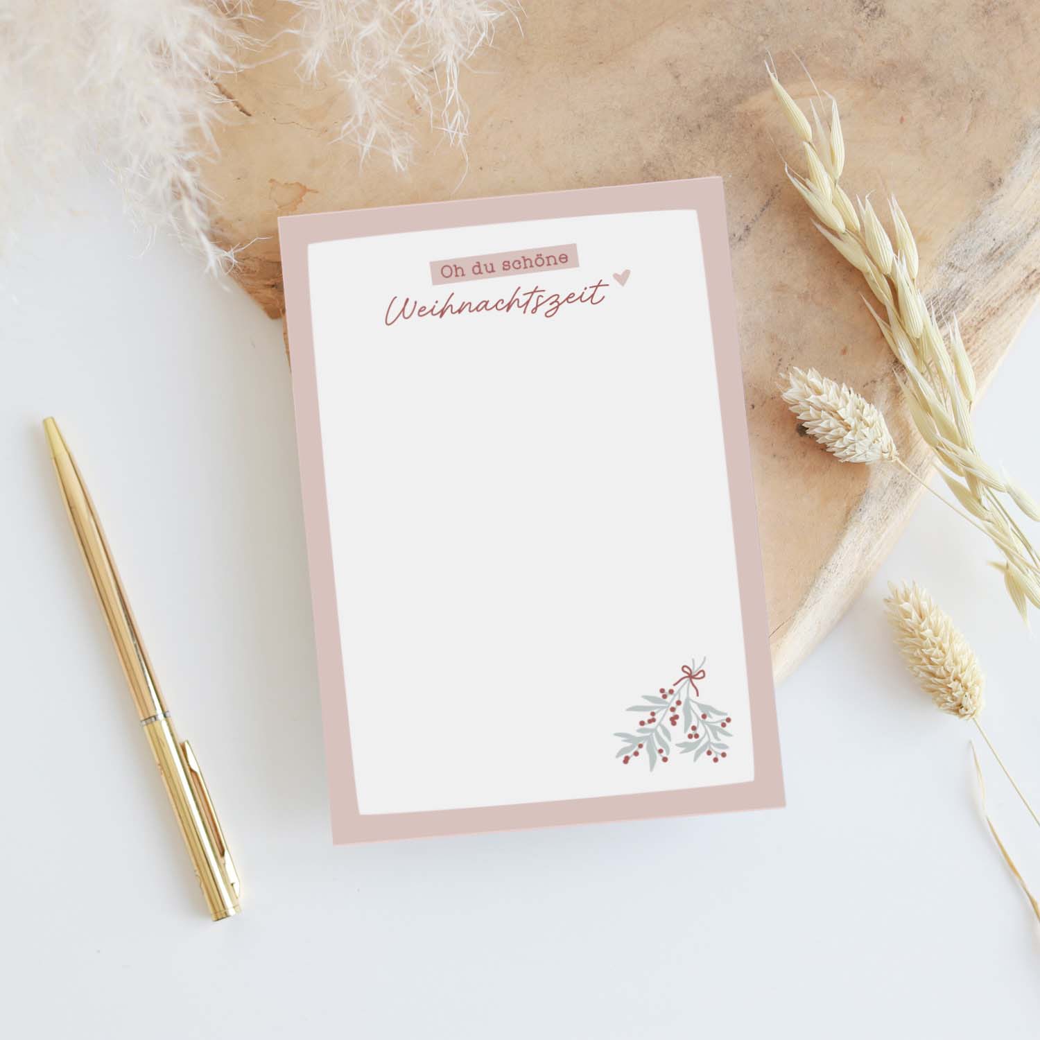 Notizblock A6 „Weihnachtszeit"