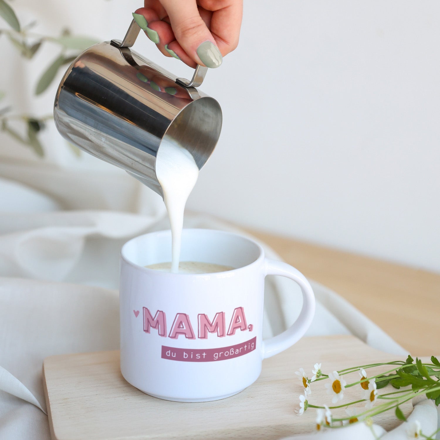 Jumbo-Tasse „Mama, du bist großartig“