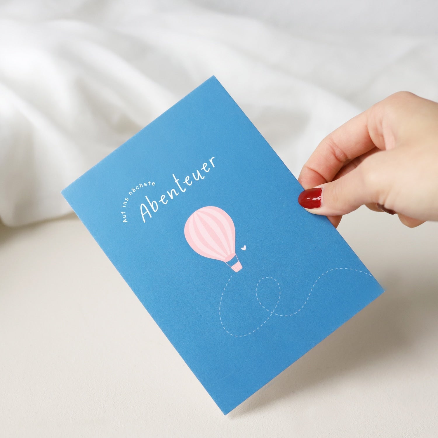 Postkarte „Auf ins nächste Abenteuer"