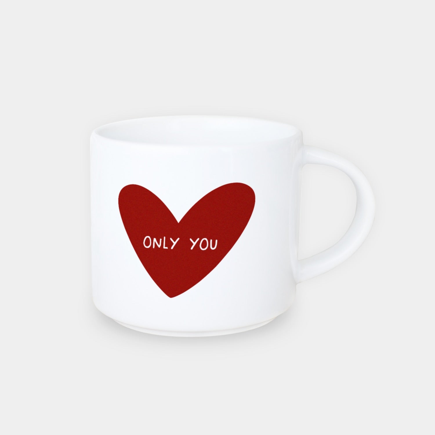 Jumbo-Tasse „Only you“