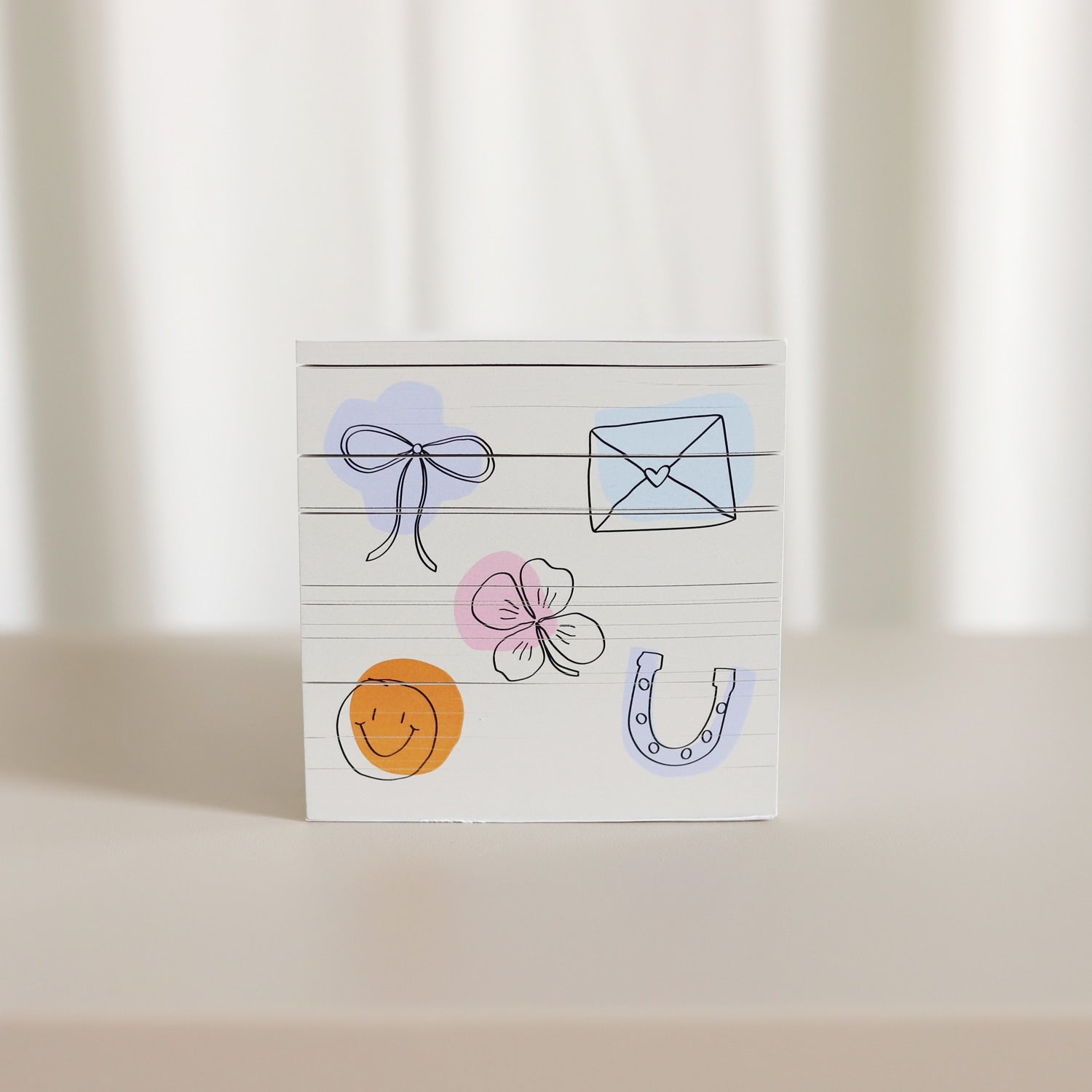 Zettelblock „Glück“