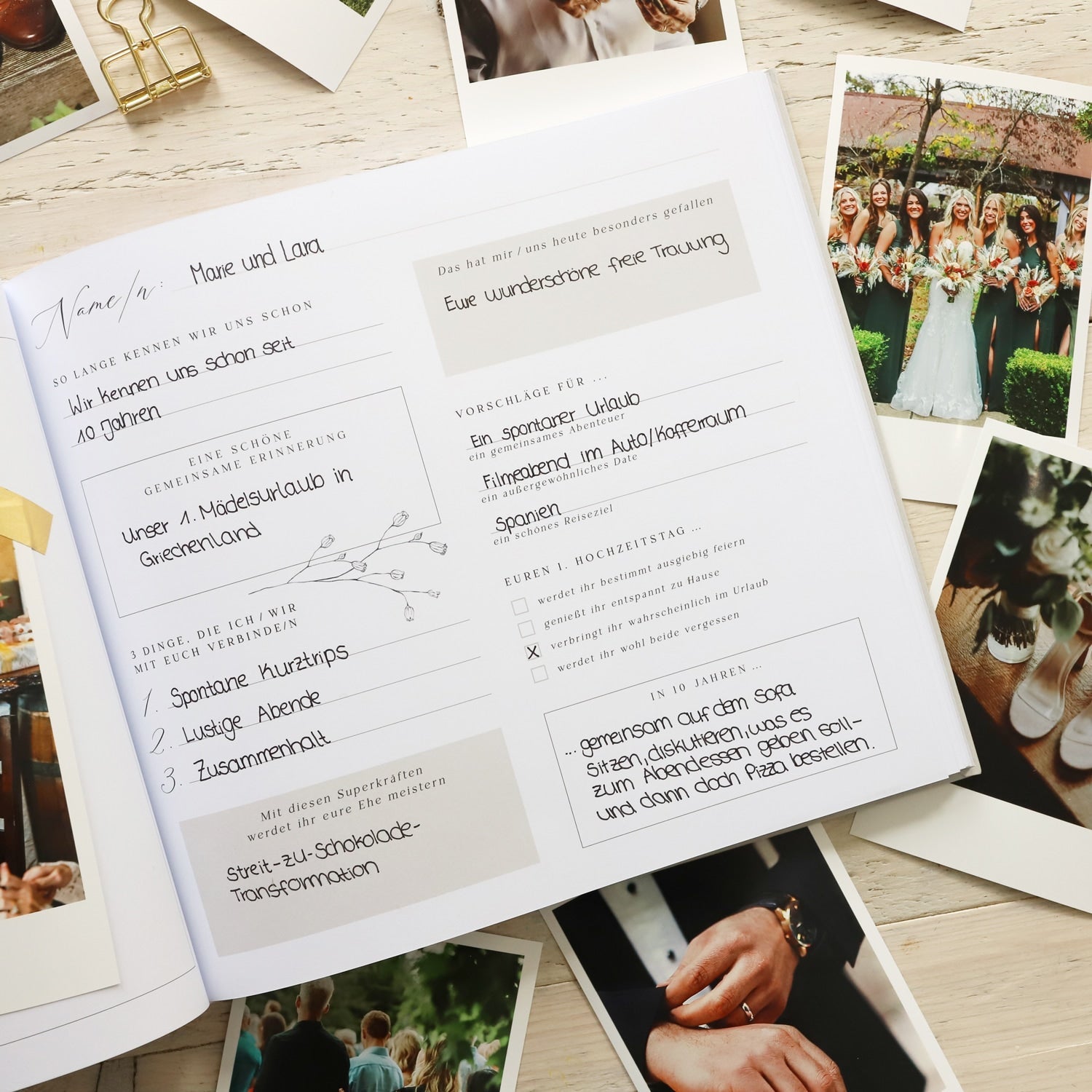 Gästebuch „Memories forever"