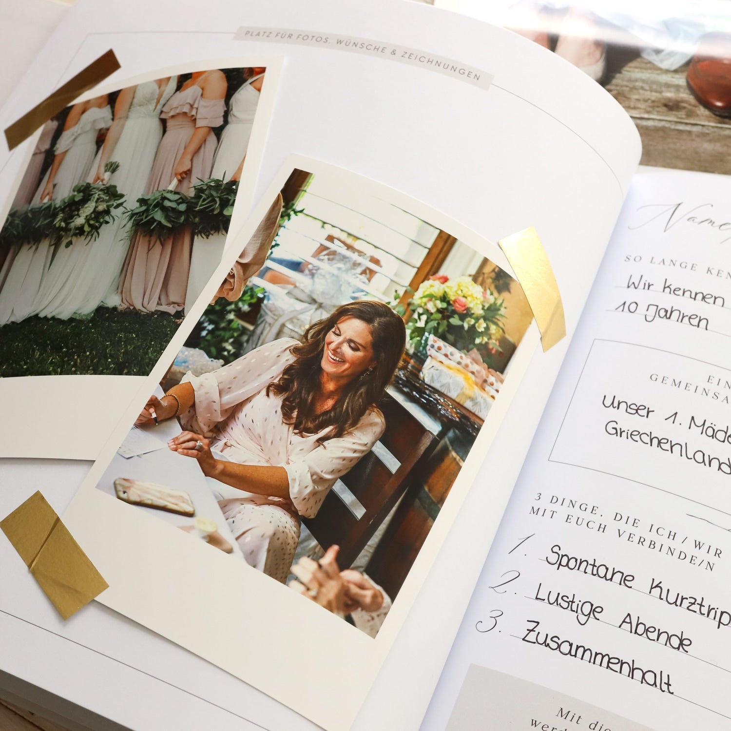 Gästebuch „Memories forever"