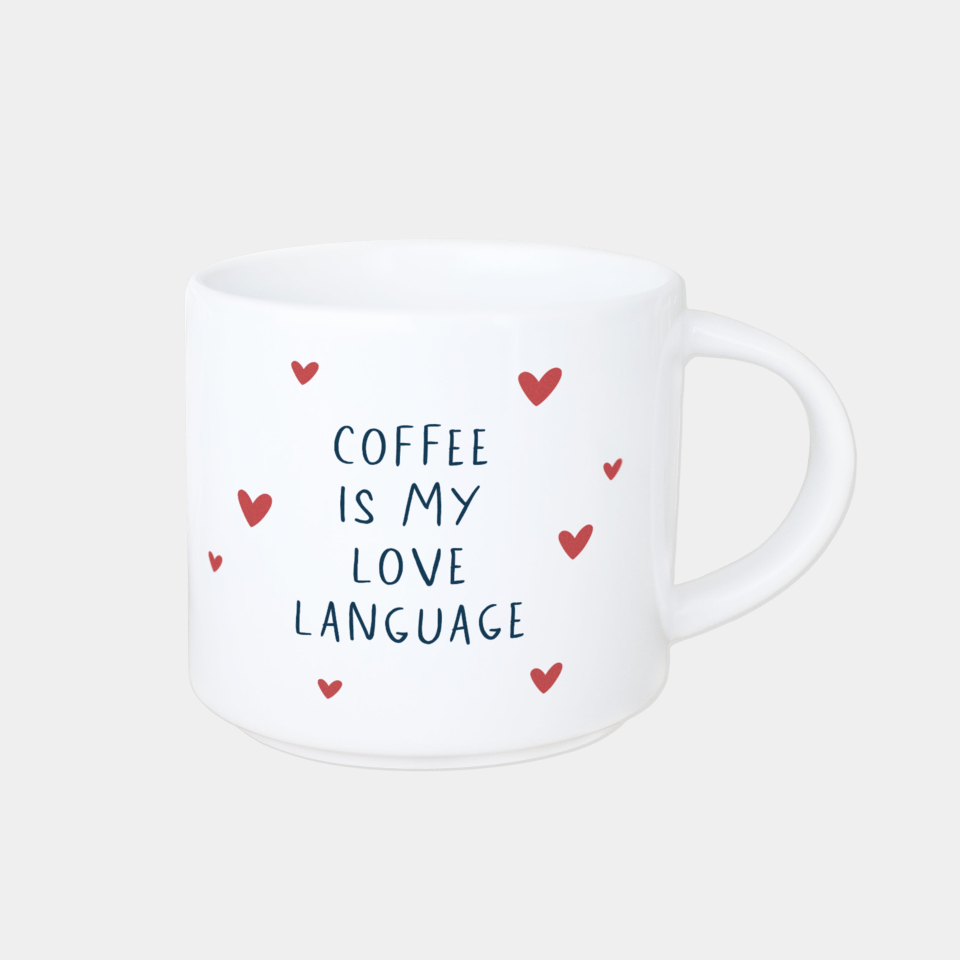 Jumbo-Tasse „Love Language"